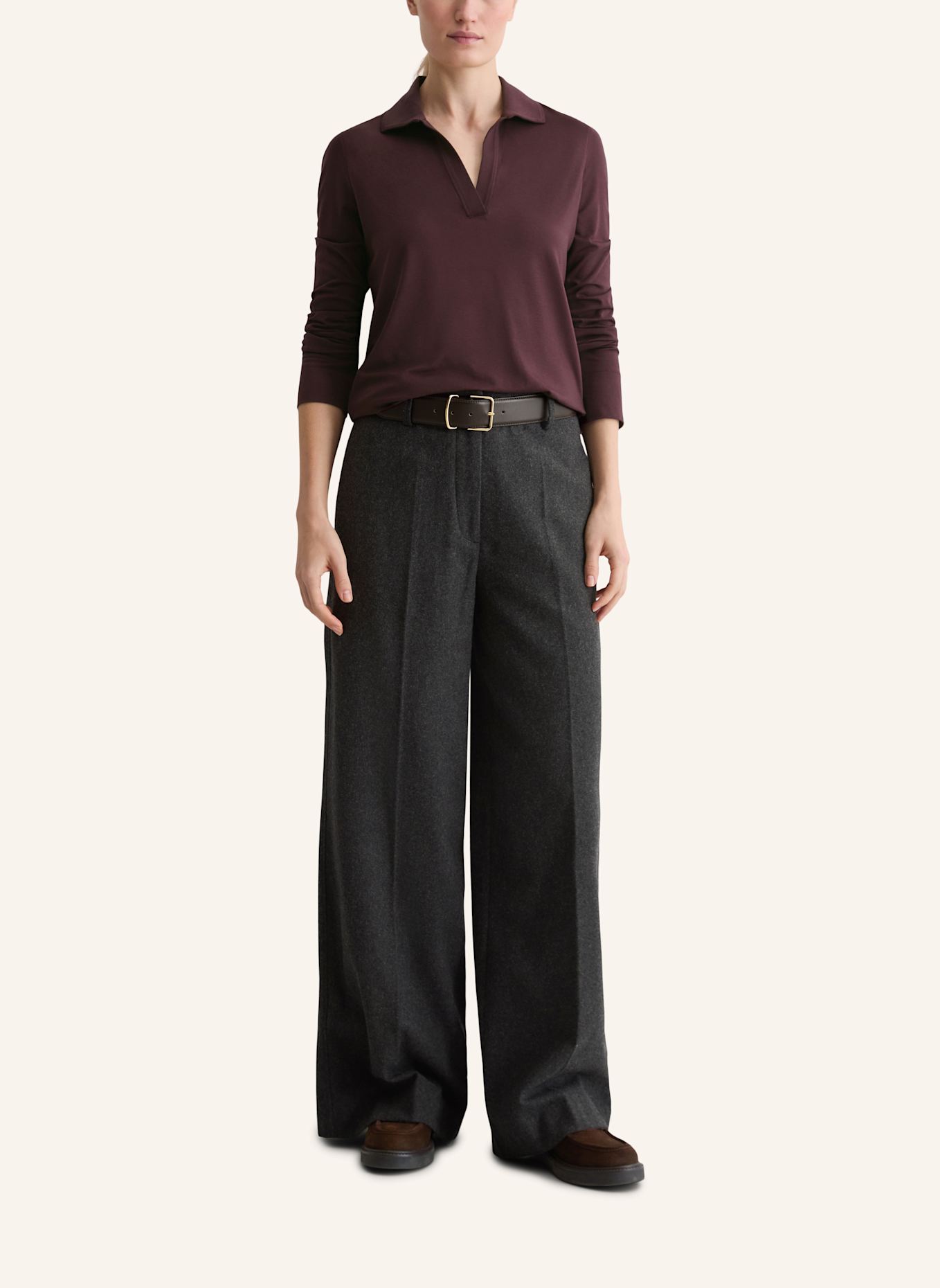 Marc O'Polo Longsleeve: DUNKELROT