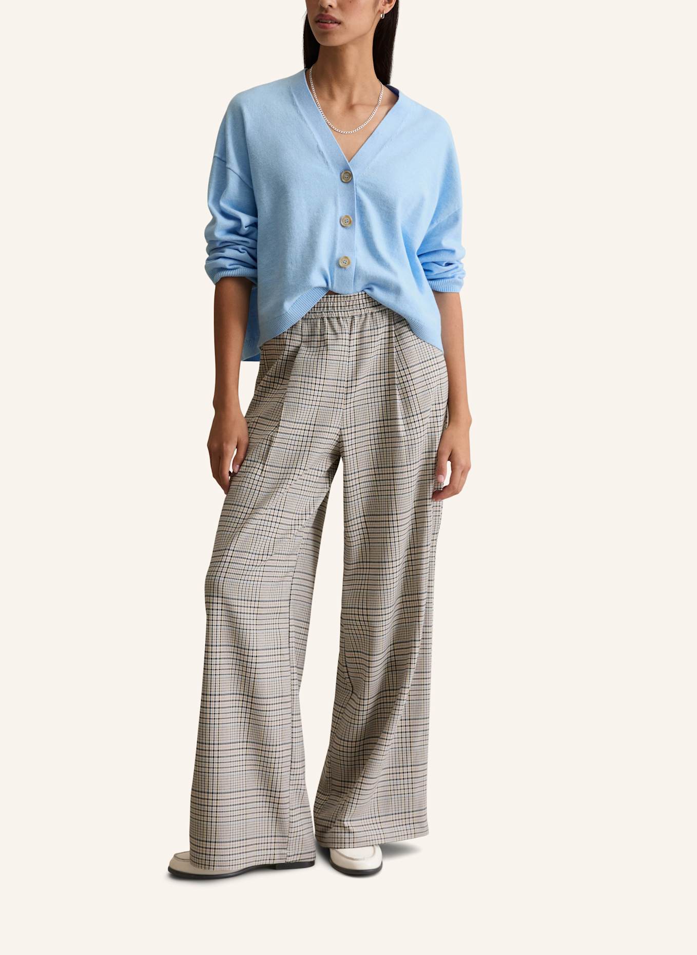 Marc O'Polo DENIM Strickpolo: HELLBLAU