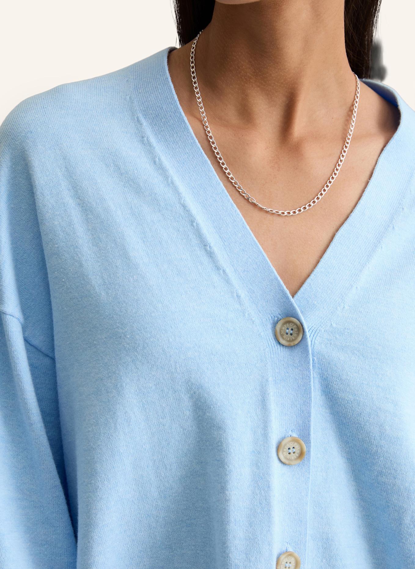 Marc O'Polo DENIM Strickpolo: HELLBLAU