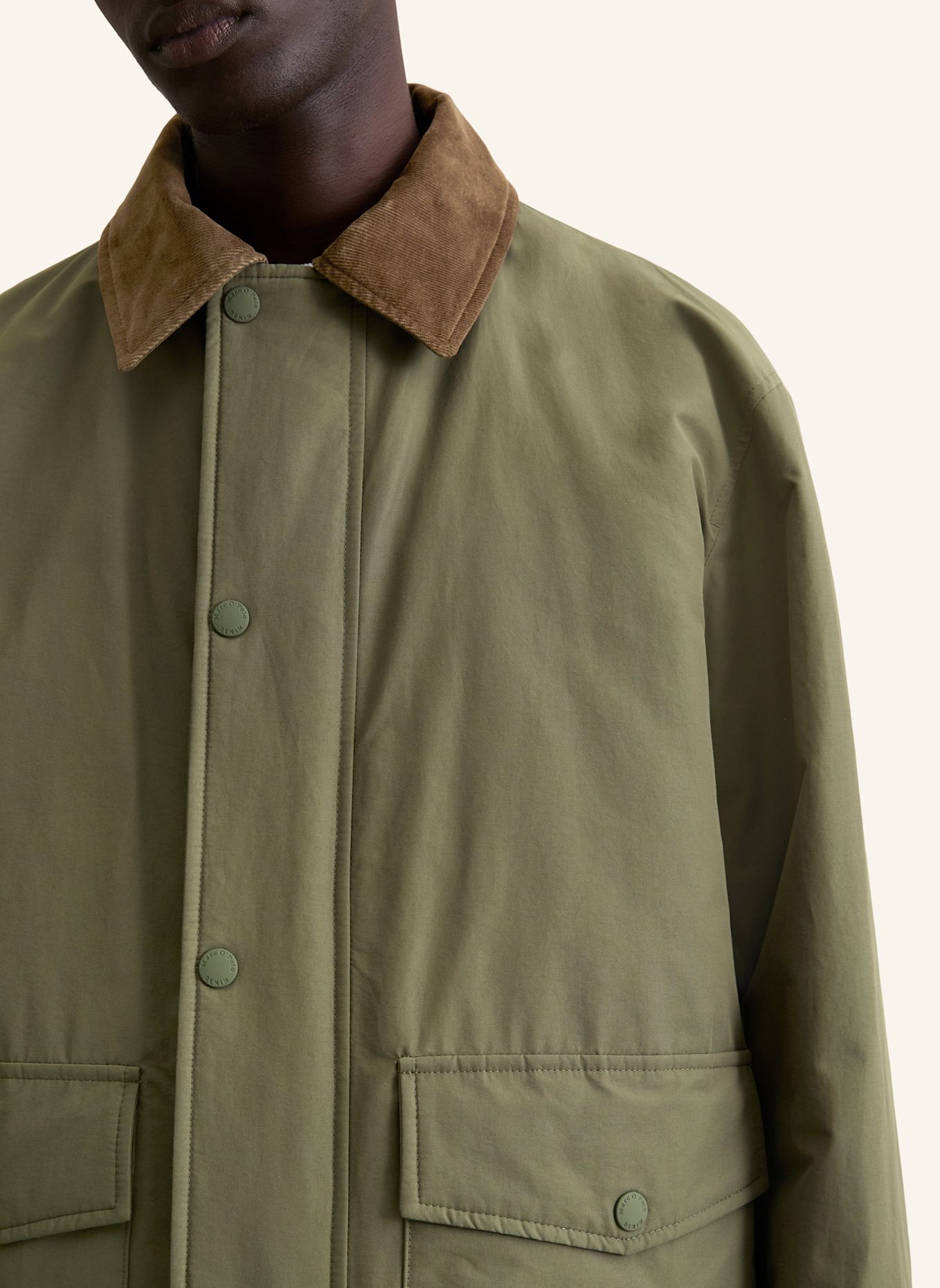 Marc O'Polo DENIM Barnjacket: DUNKELGRÜN