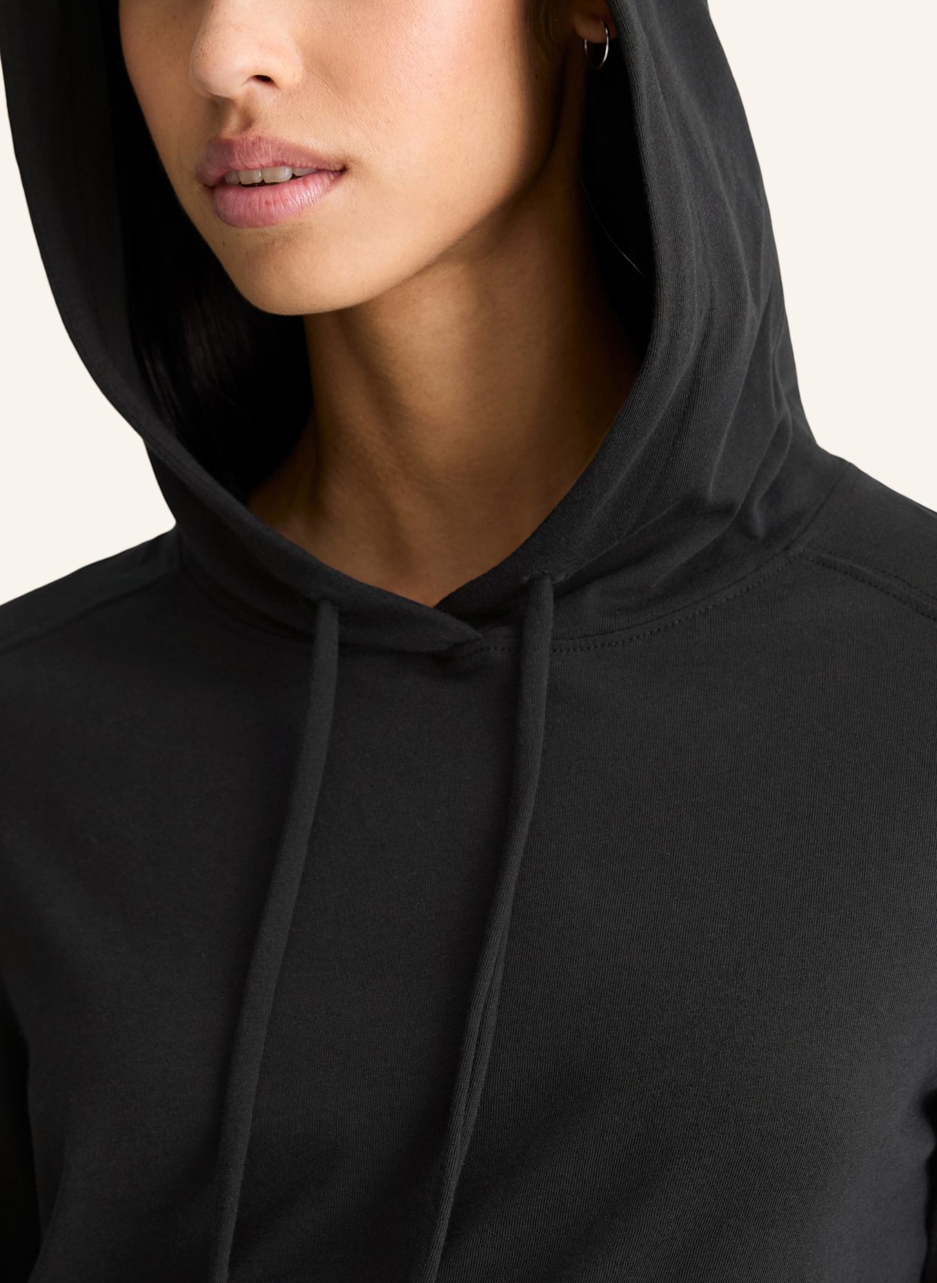 Marc O'Polo DENIM Kapuzen-Longsleeve: SCHWARZ