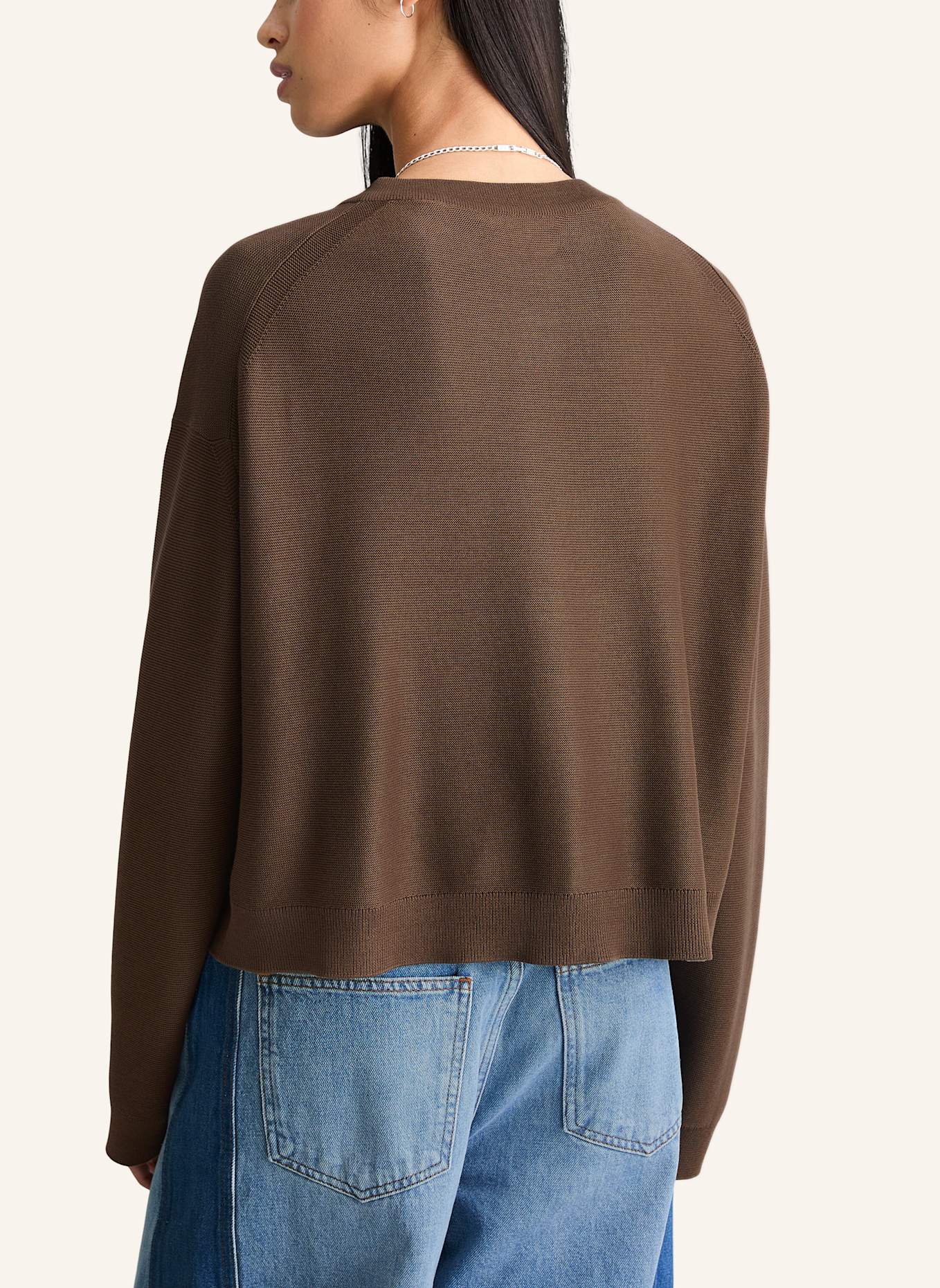 Marc O'Polo DENIM Cardigan: DUNKELBRAUN