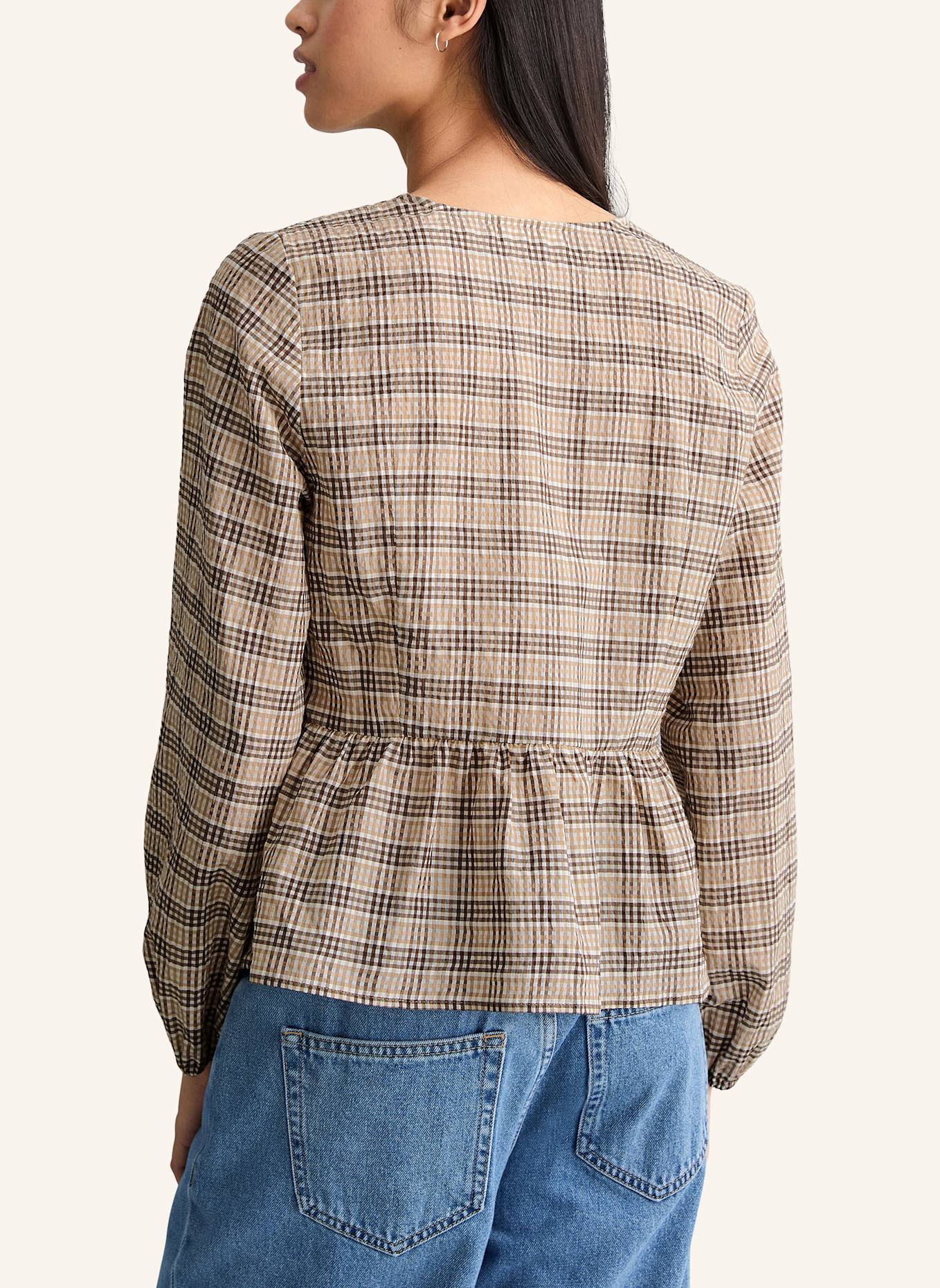 Marc O'Polo DENIM Peplum-Bluse: ECRU