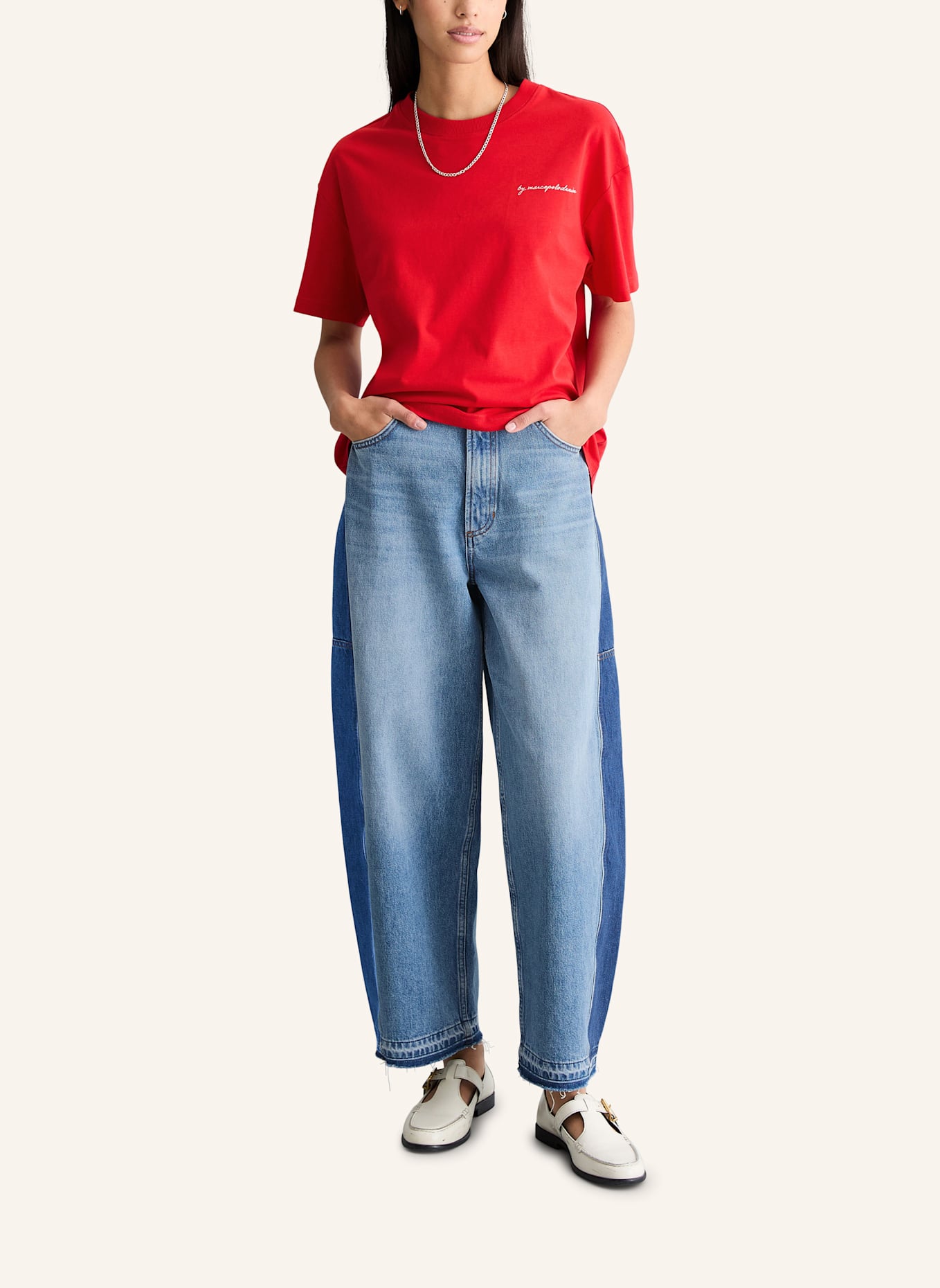 Marc O'Polo DENIM T-Shirt: HELLROT