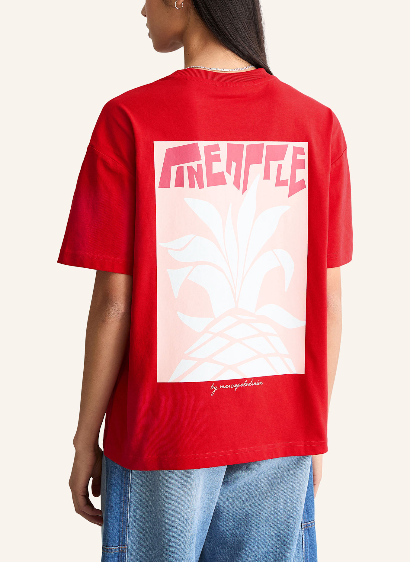 Marc O'Polo DENIM T-Shirt: HELLROT