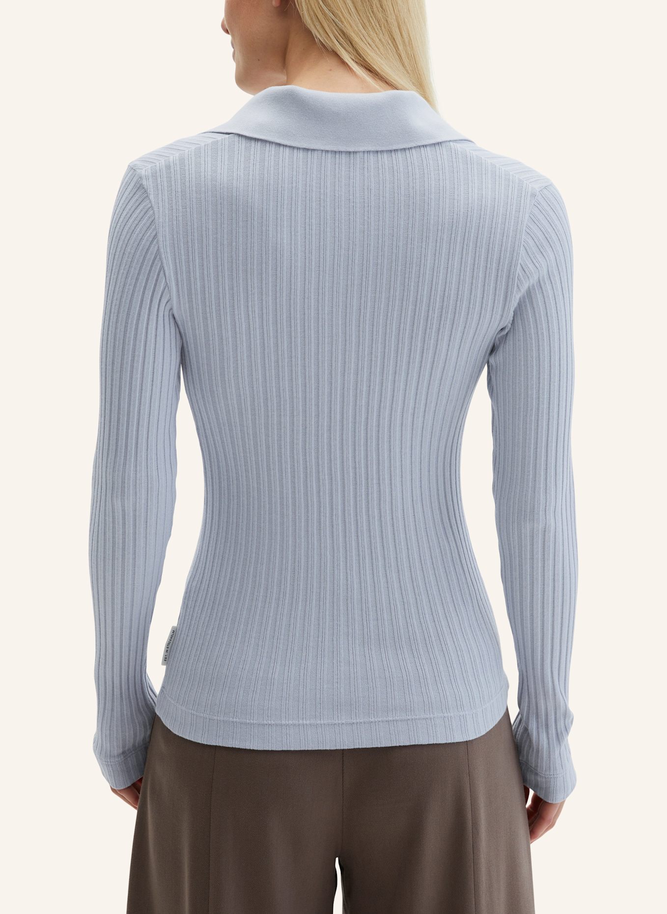 Marc O'Polo Jerseypolo: GRAU