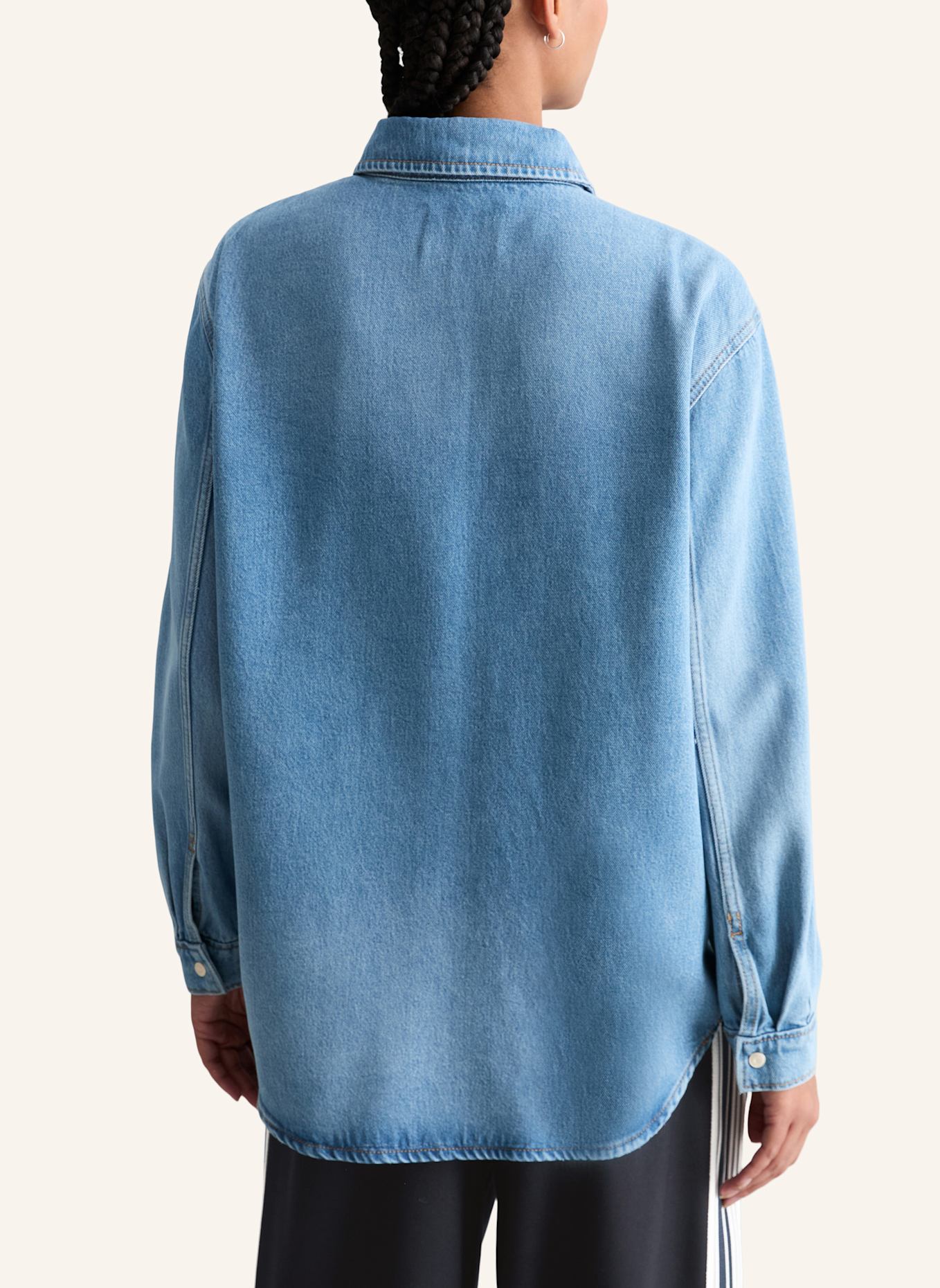 Marc O'Polo DENIM Denim-Bluse: HELLBLAU