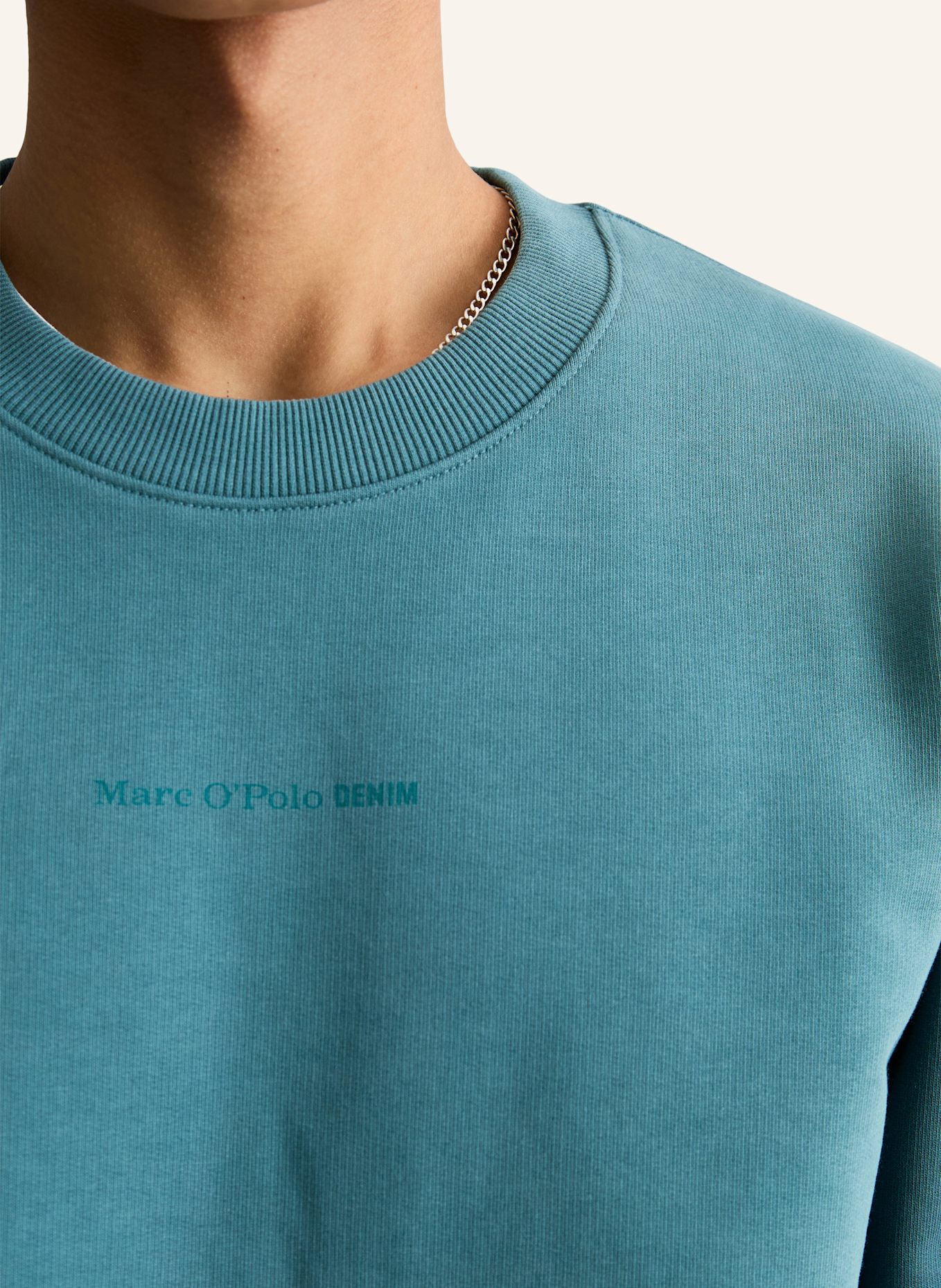 Marc O'Polo DENIM Sweatshirt: DUNKELGRÜN