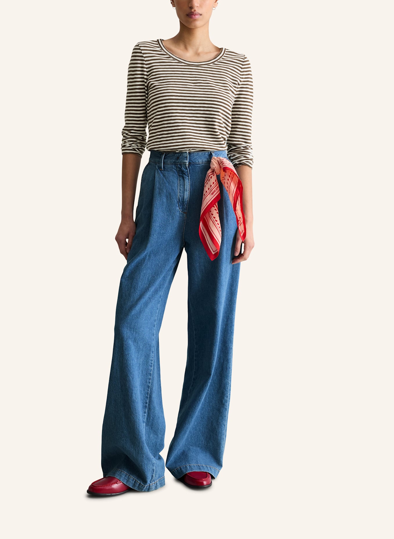 Marc O'Polo DENIM Longsleeve: DUNKELBRAUN