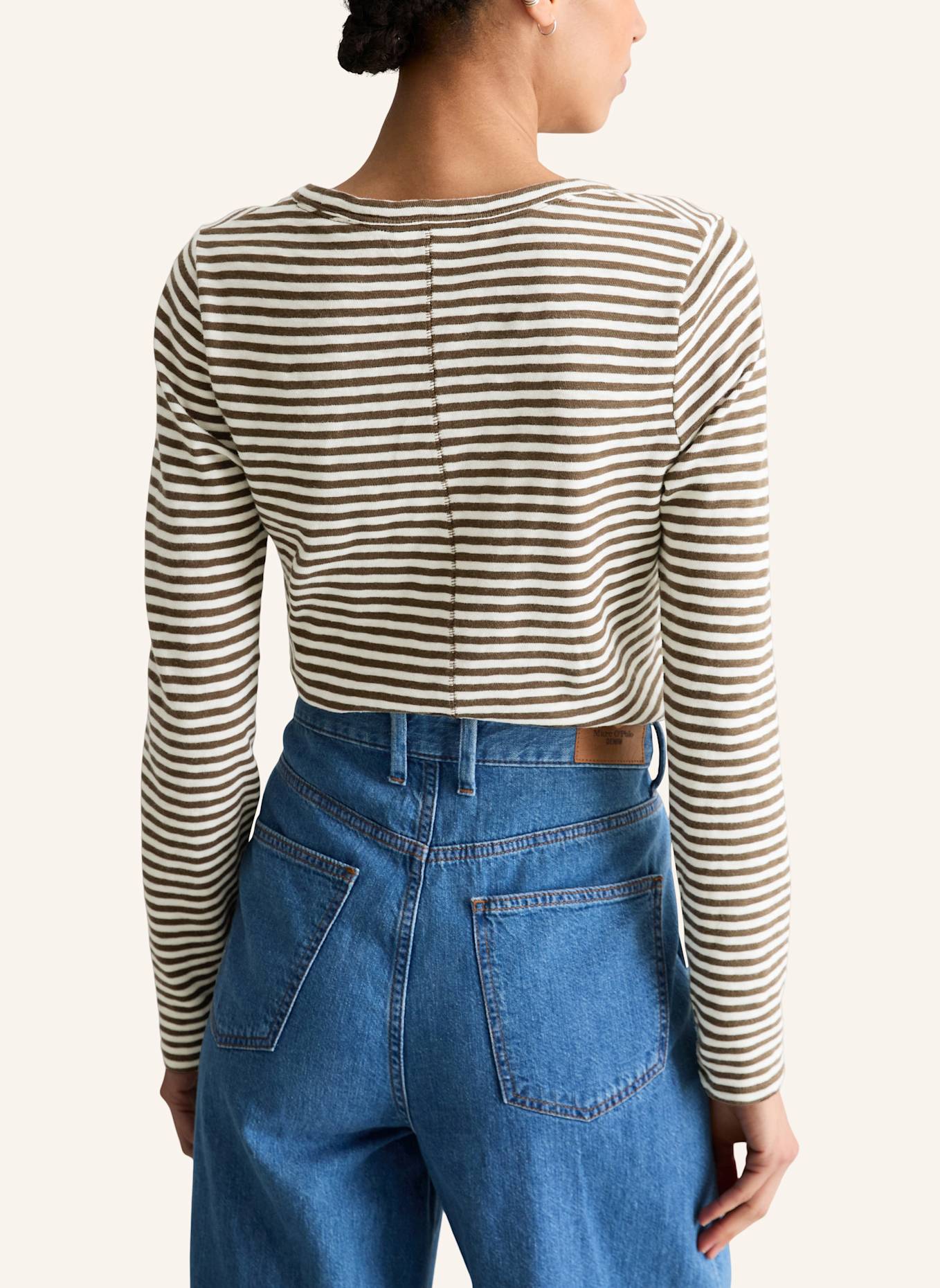 Marc O'Polo DENIM Longsleeve: DUNKELBRAUN