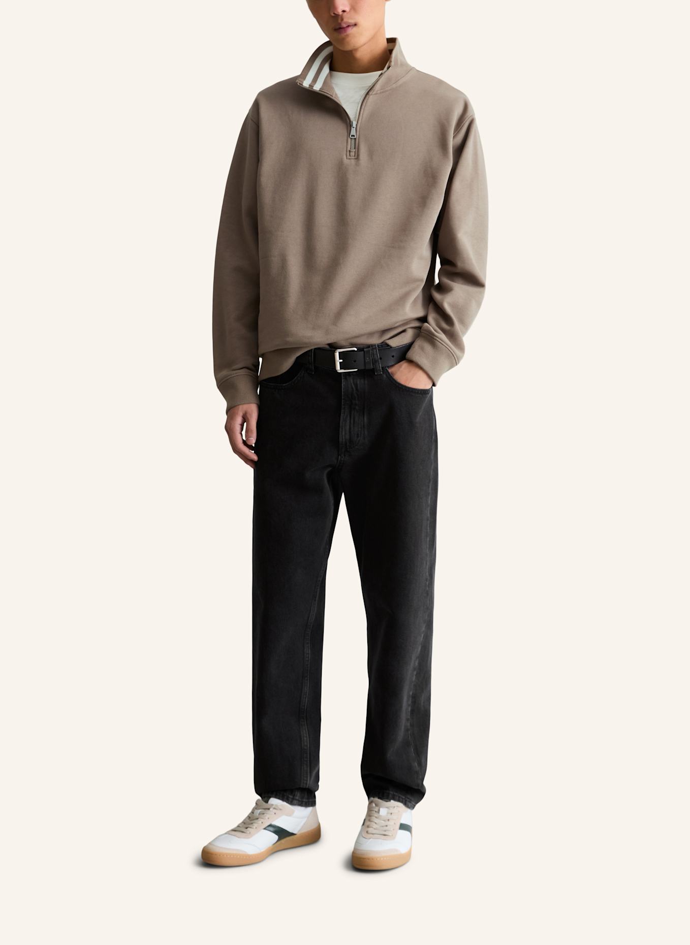 Marc O'Polo DENIM Sweat-Troyer: BRAUN