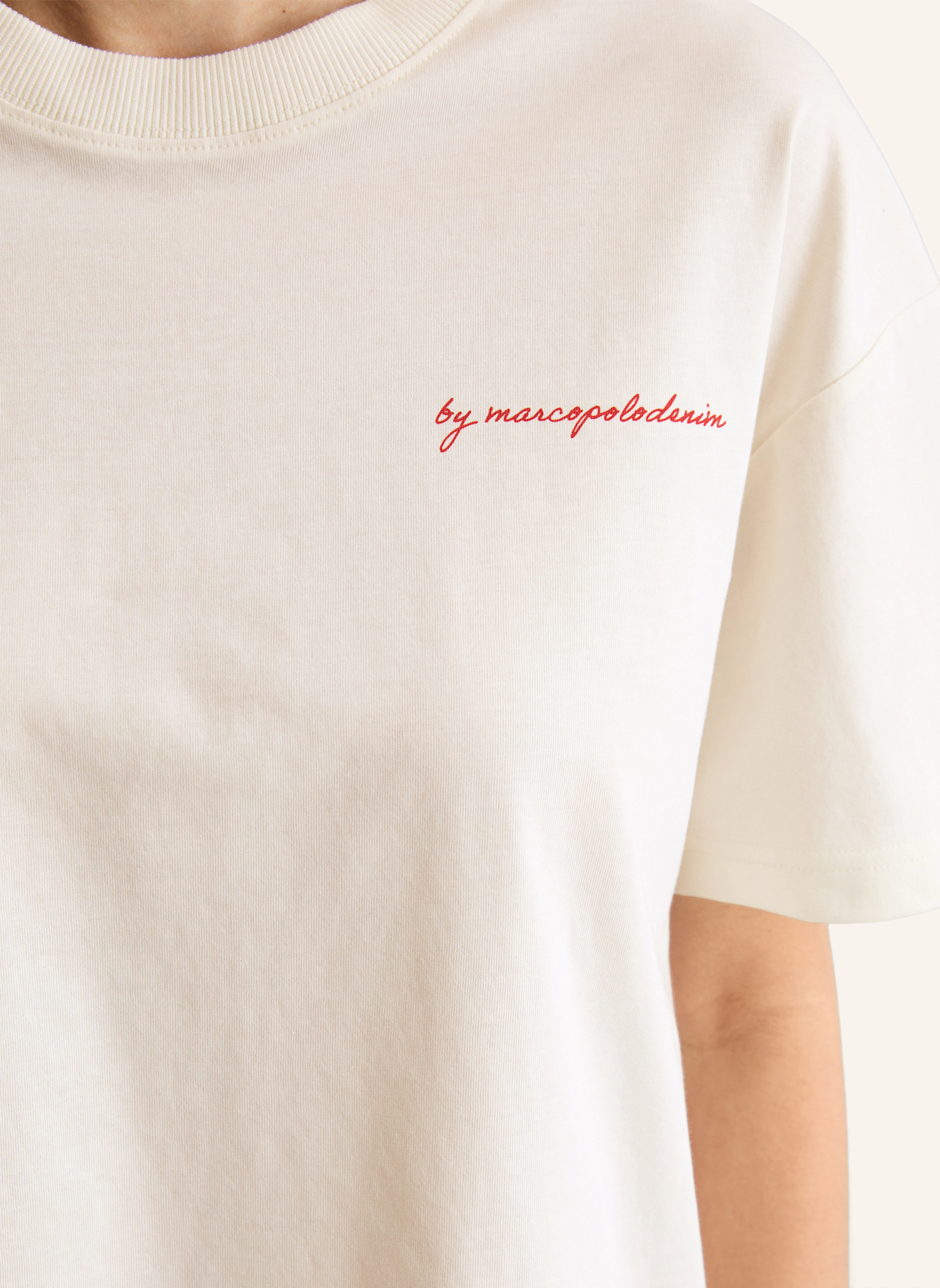 Marc O'Polo DENIM T-Shirt: ECRU
