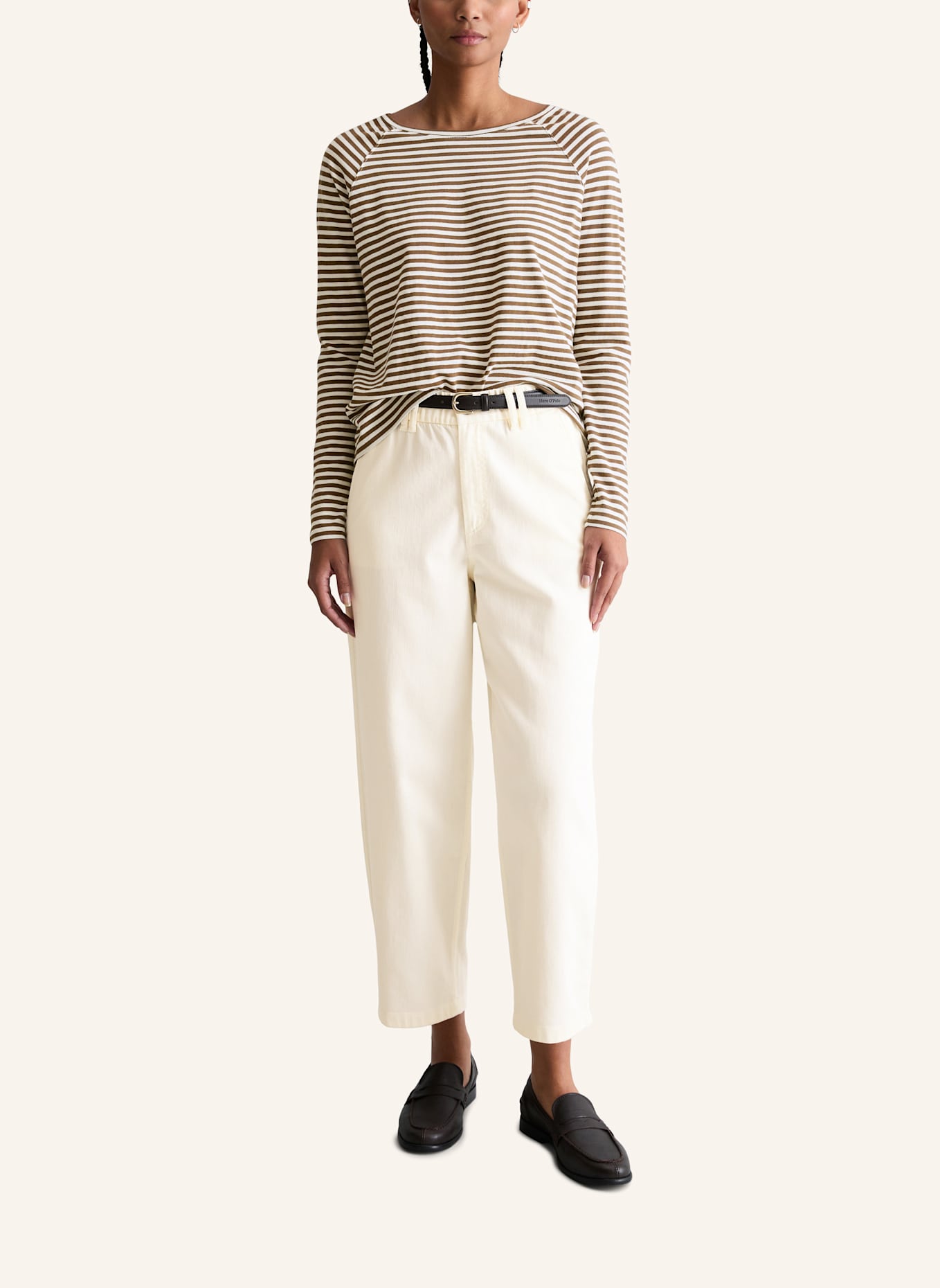 Marc O'Polo DENIM Longsleeve: DUNKELBRAUN