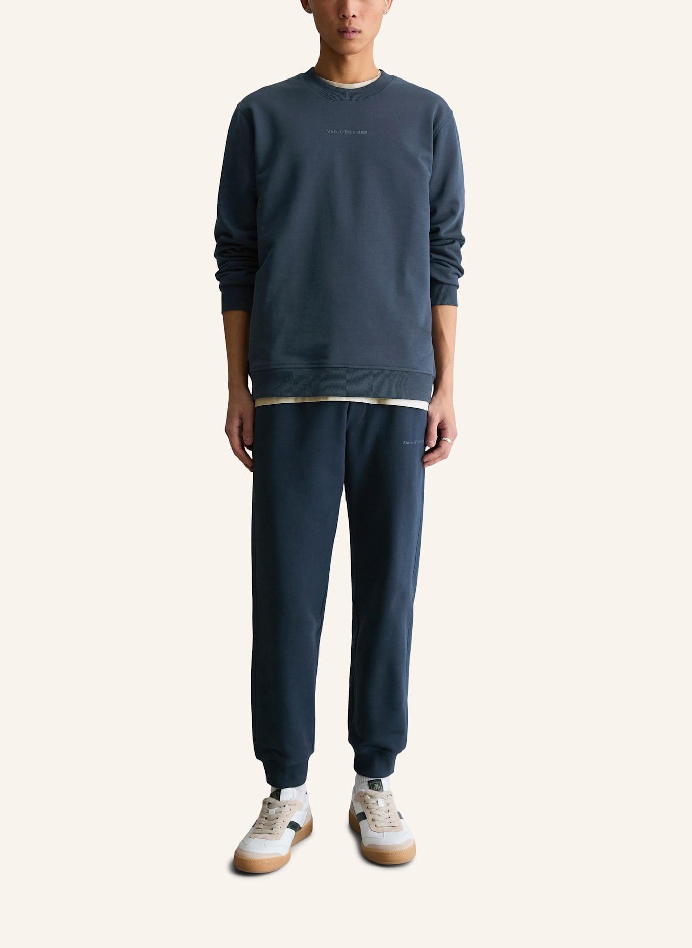 Marc O'Polo DENIM Sweatshirt: DUNKELBLAU
