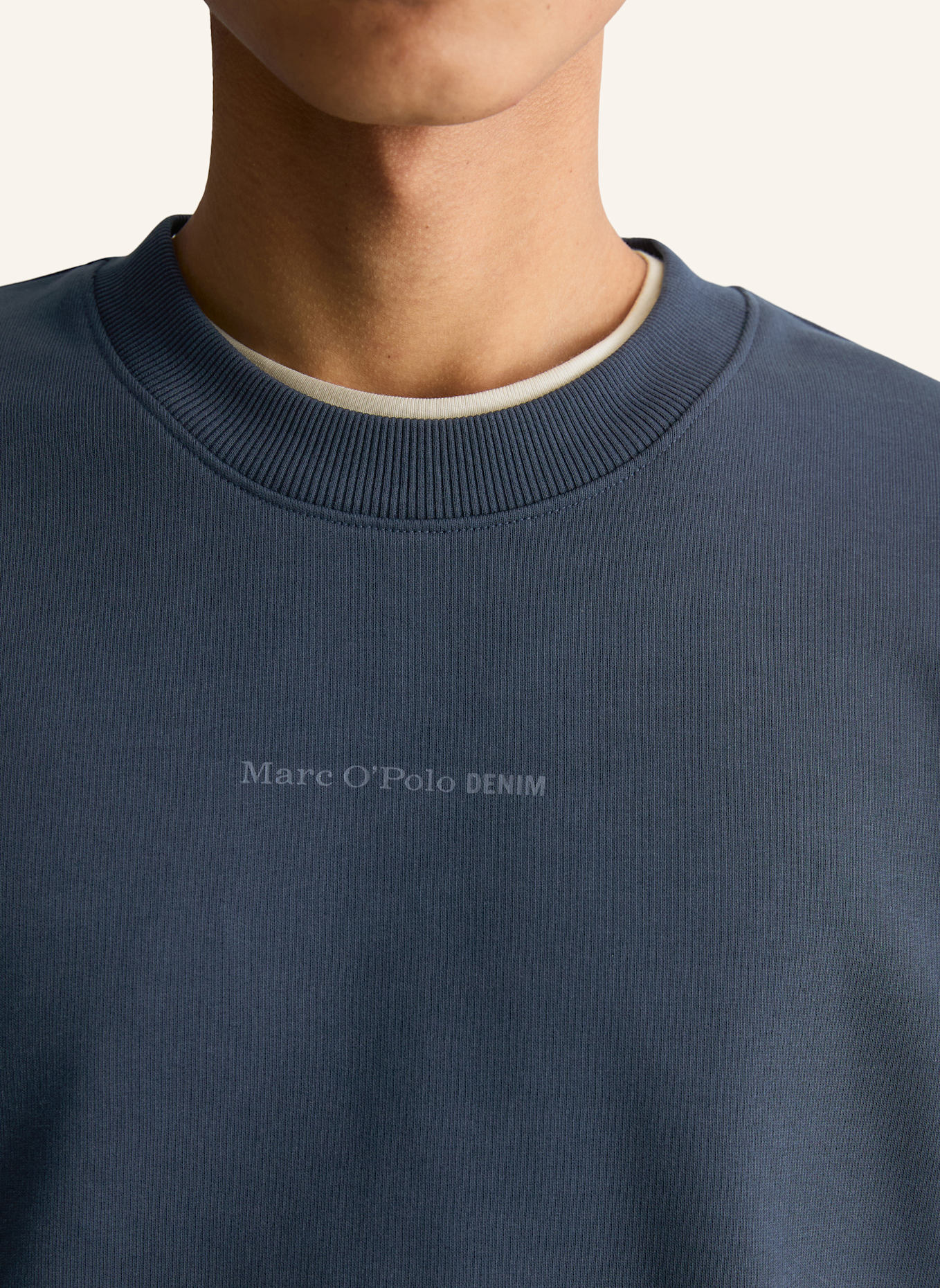 Marc O'Polo DENIM Sweatshirt: DUNKELBLAU