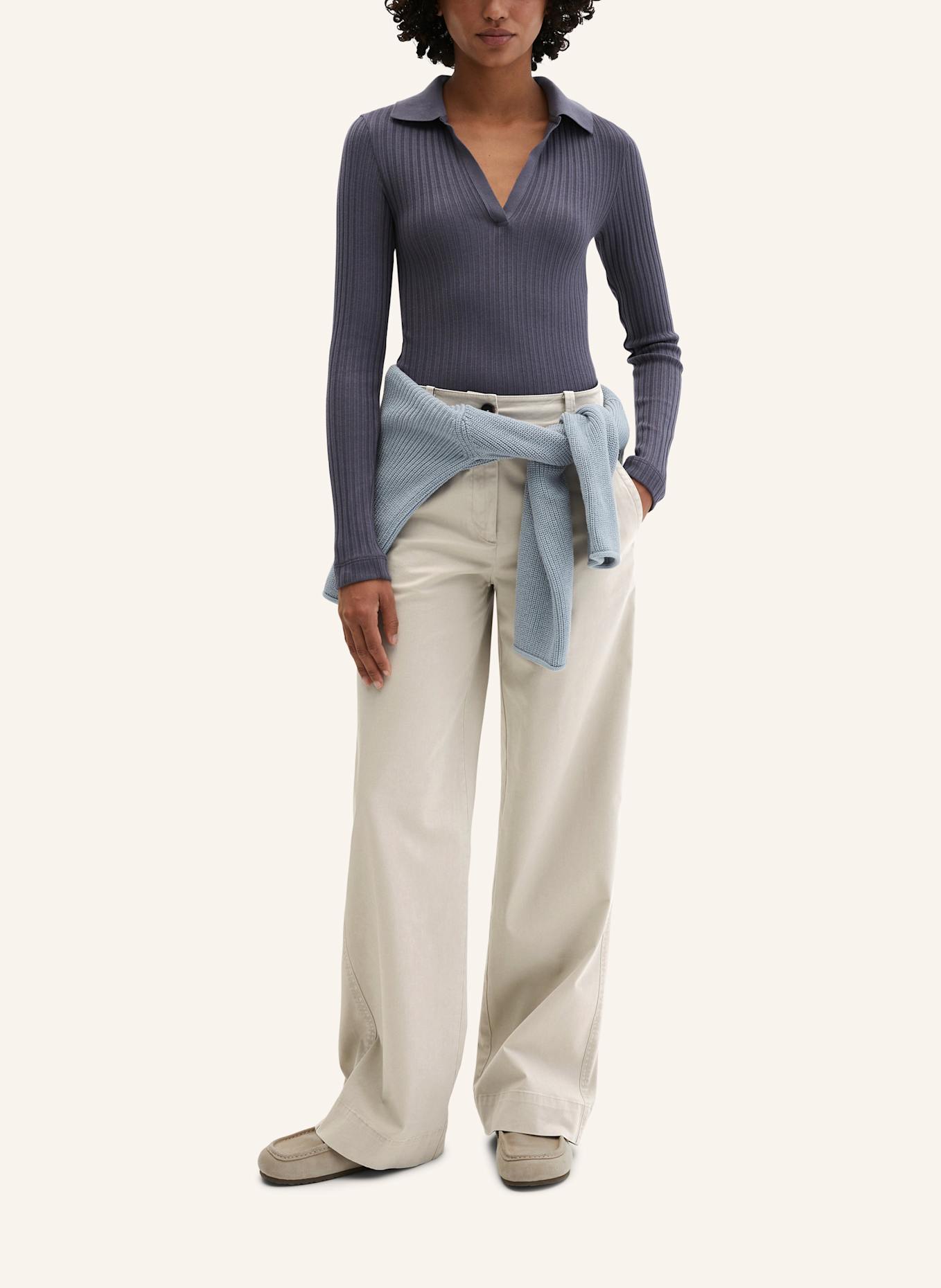 Marc O'Polo Jerseypolo: DUNKELGRAU