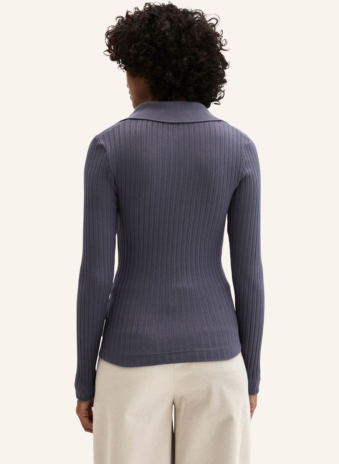 Marc O'Polo Jerseypolo: DUNKELGRAU