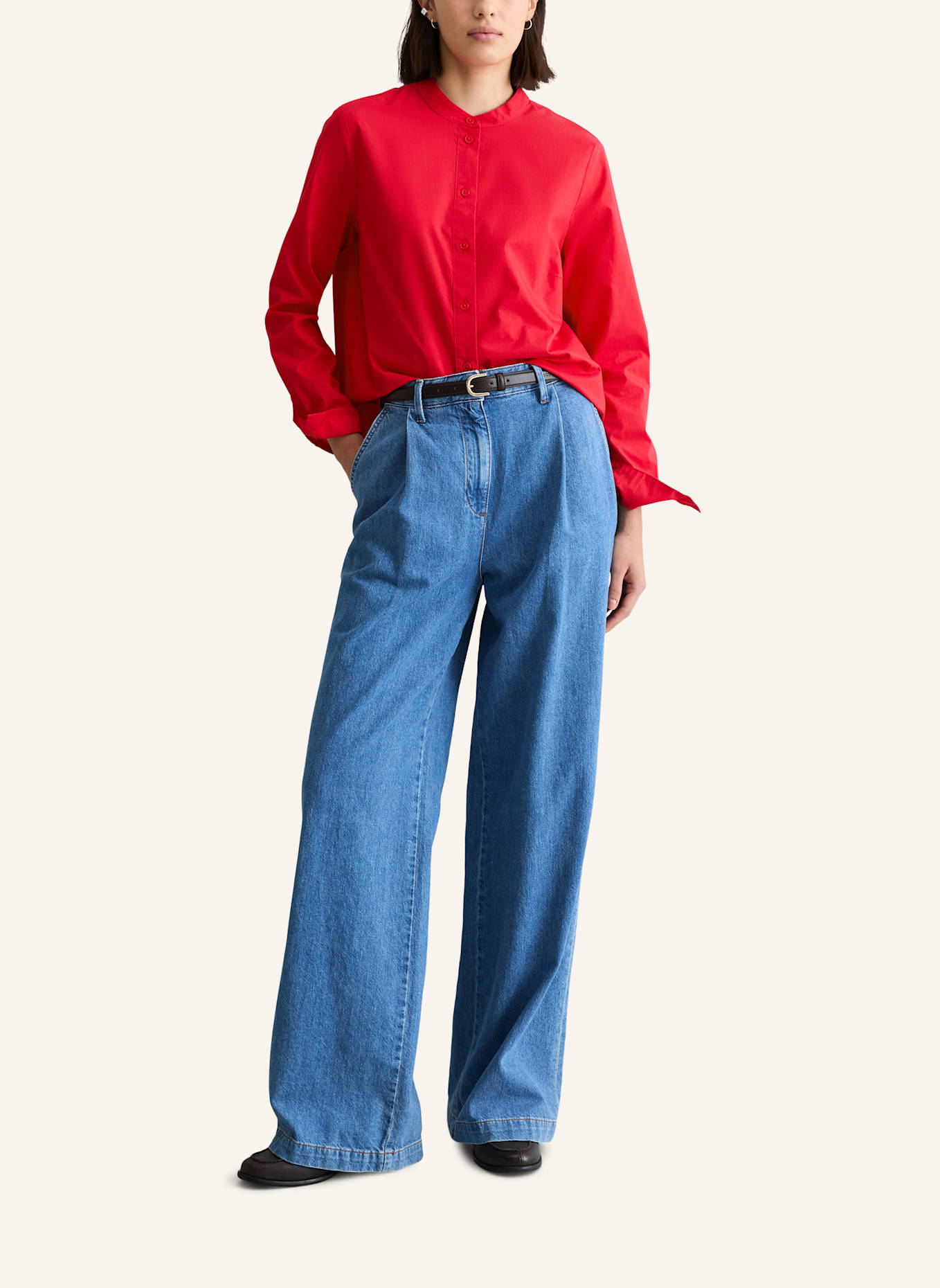 Marc O'Polo DENIM Bluse: HELLROT