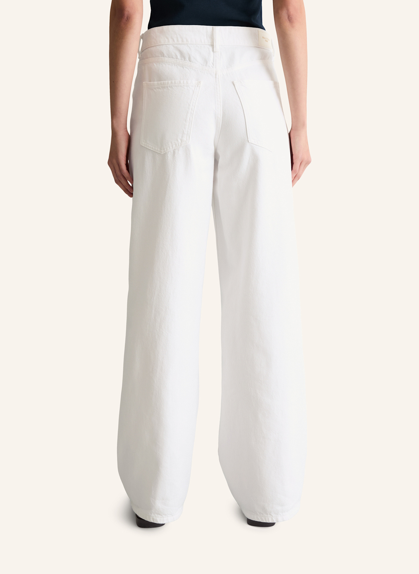 Marc O'Polo DENIM Weite Jeans: WEISS