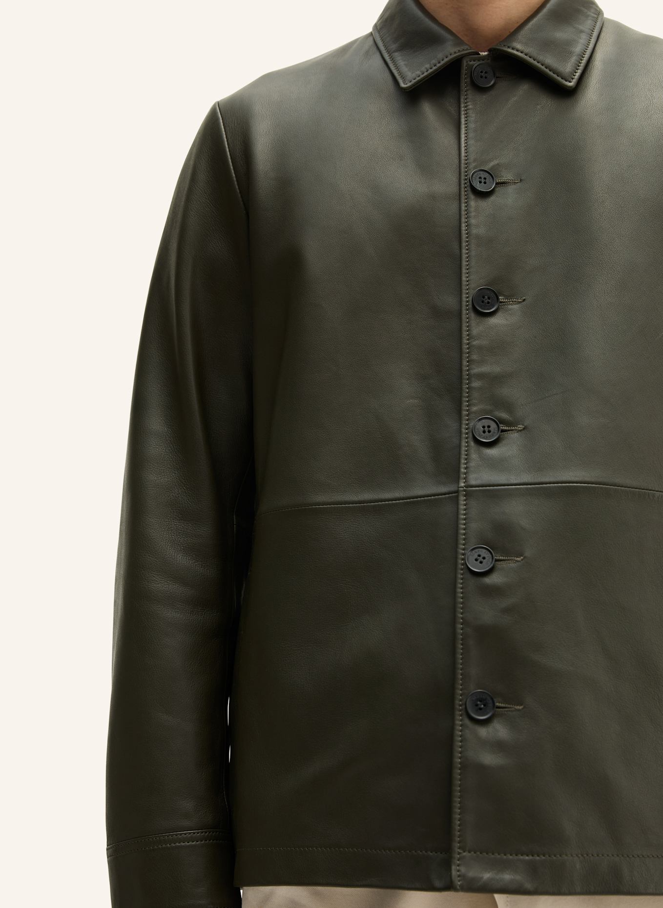 Marc O'Polo Lederjacke: DUNKELBRAUN