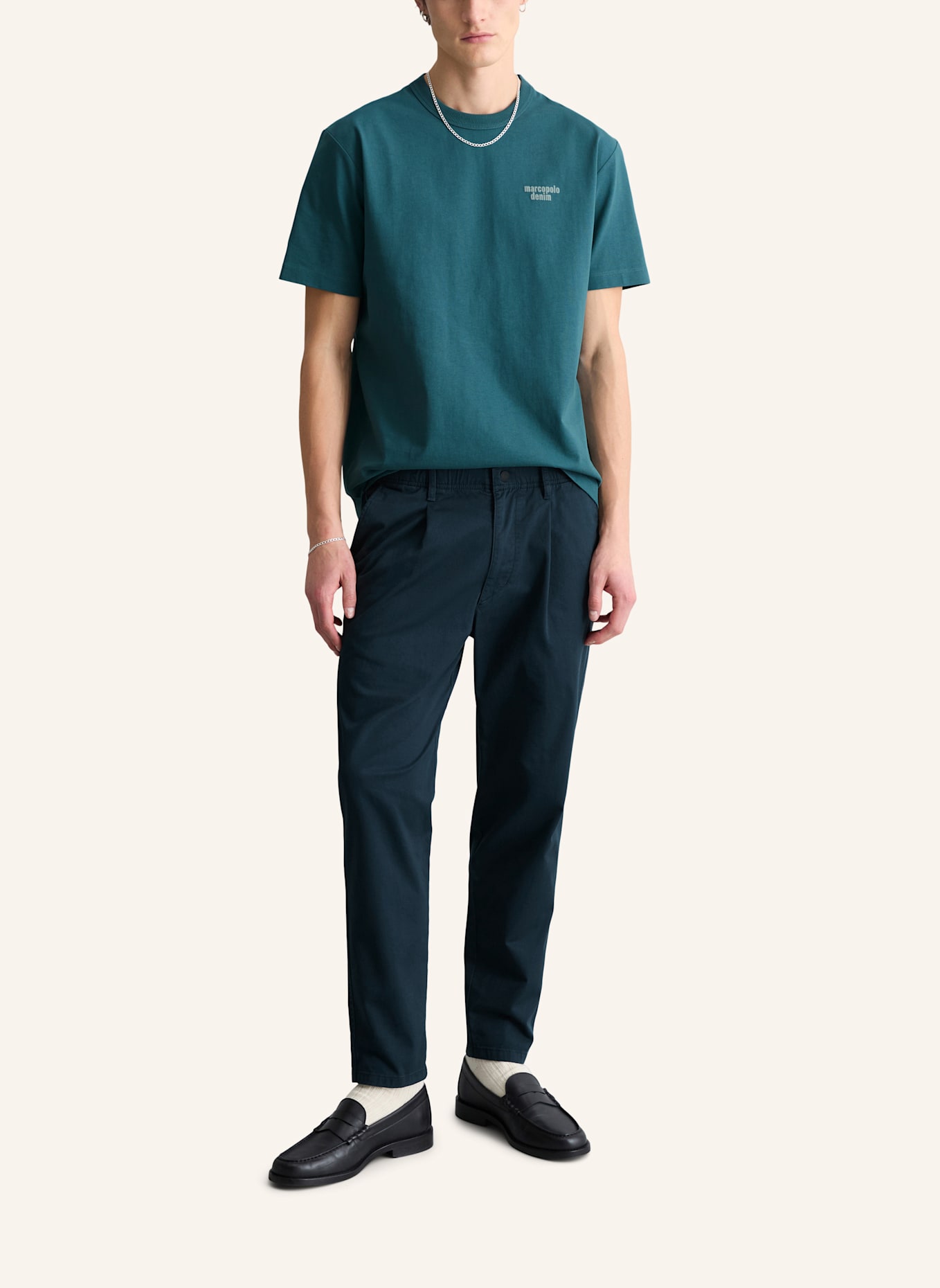 Marc O'Polo DENIM Chino Model Anders regular: DUNKELBLAU