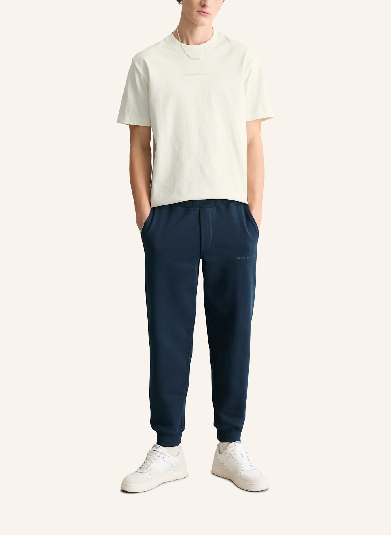 Marc O'Polo DENIM Sweathose: DUNKELBLAU