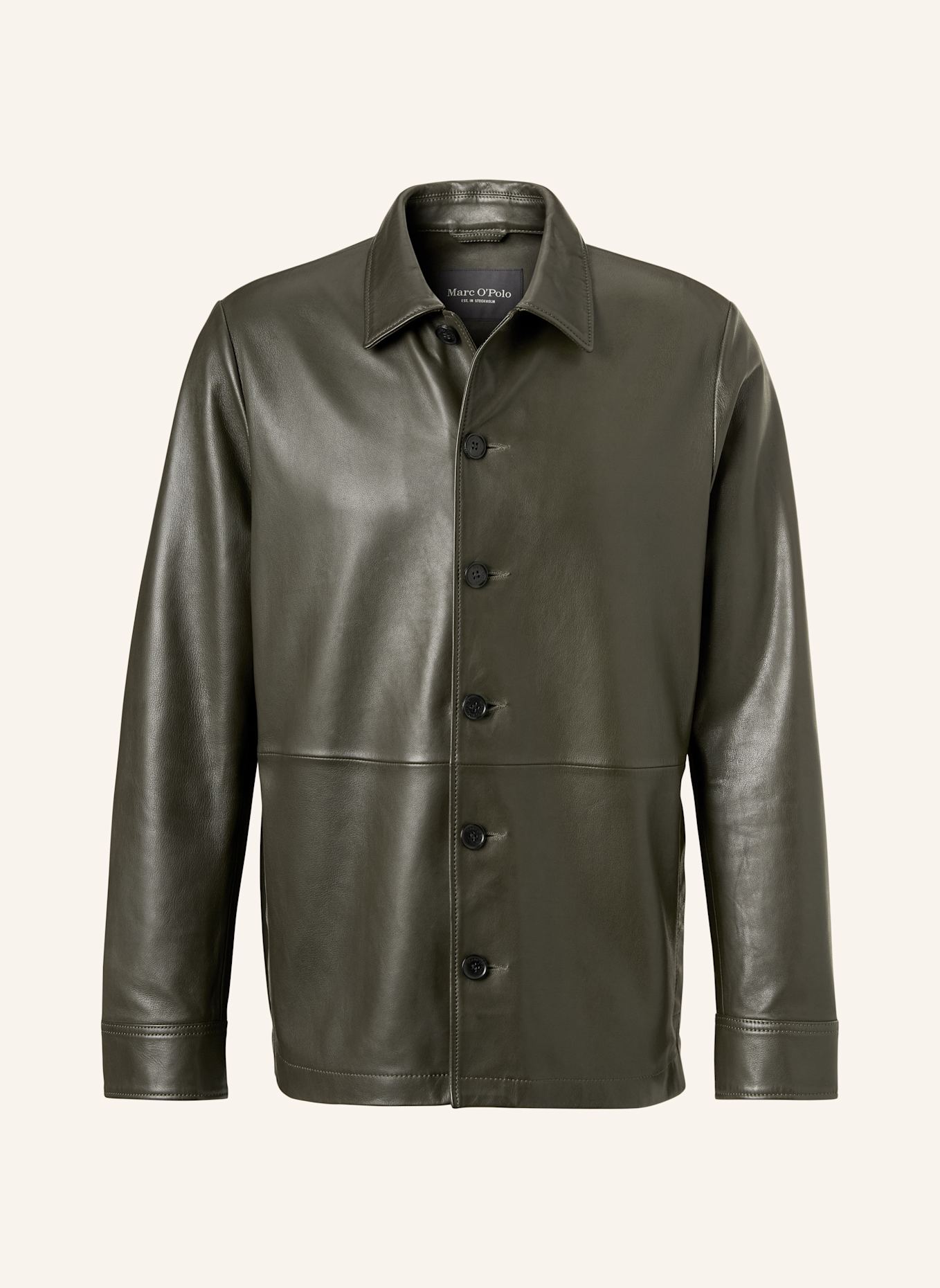 Marc O'Polo Lederjacke: DUNKELBRAUN