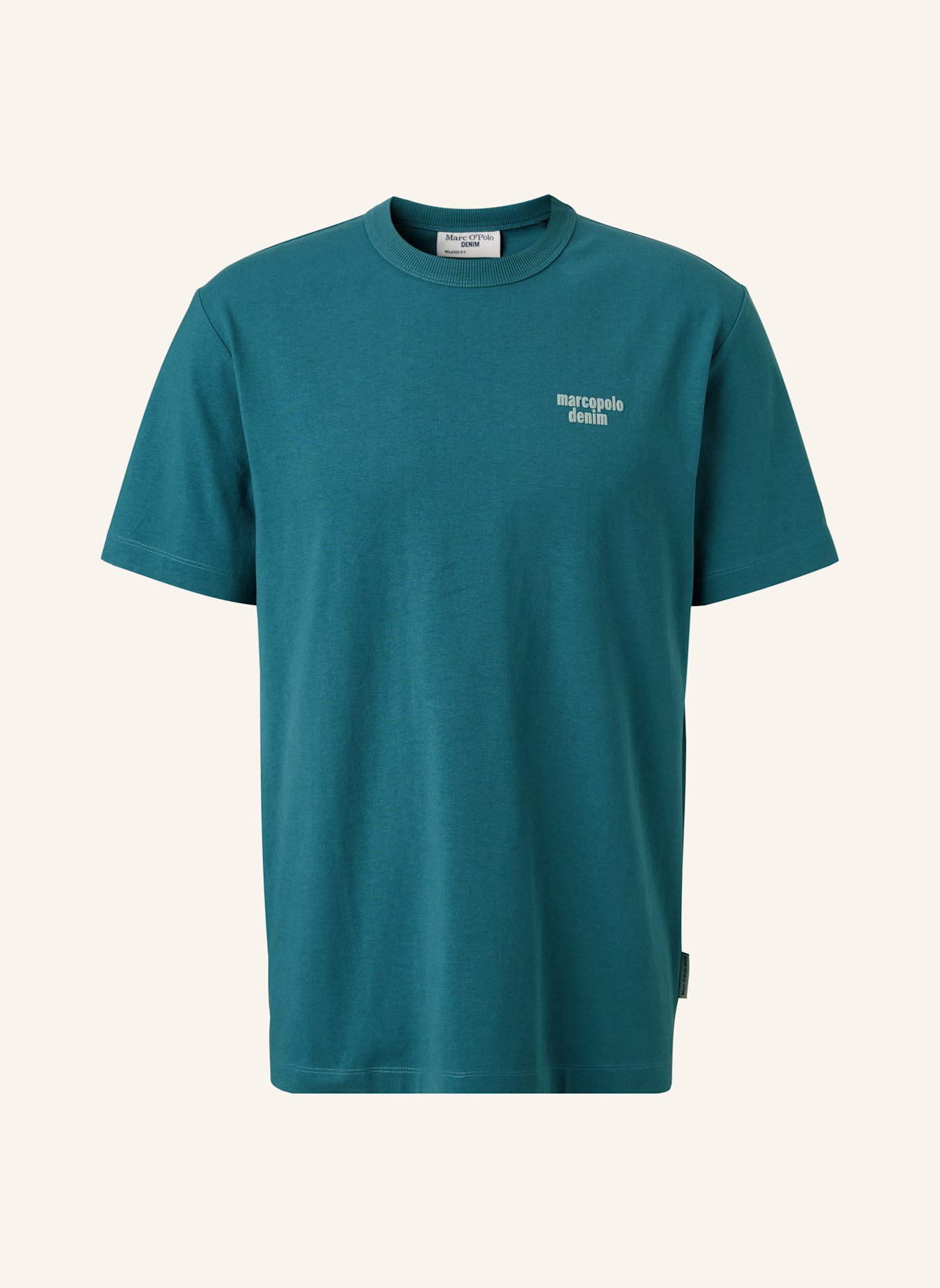 Marc O'Polo DENIM T-Shirt: DUNKELGRÜN