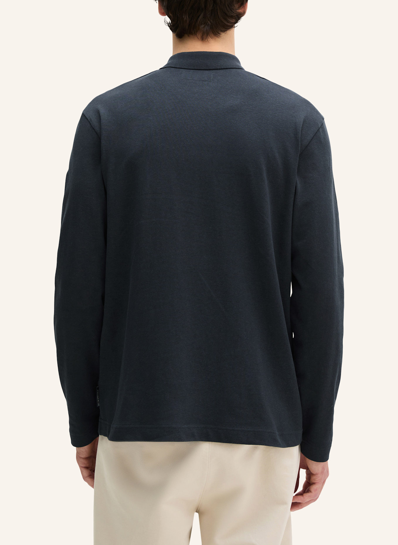 Marc O'Polo Langarm-Shirt: DUNKELBLAU