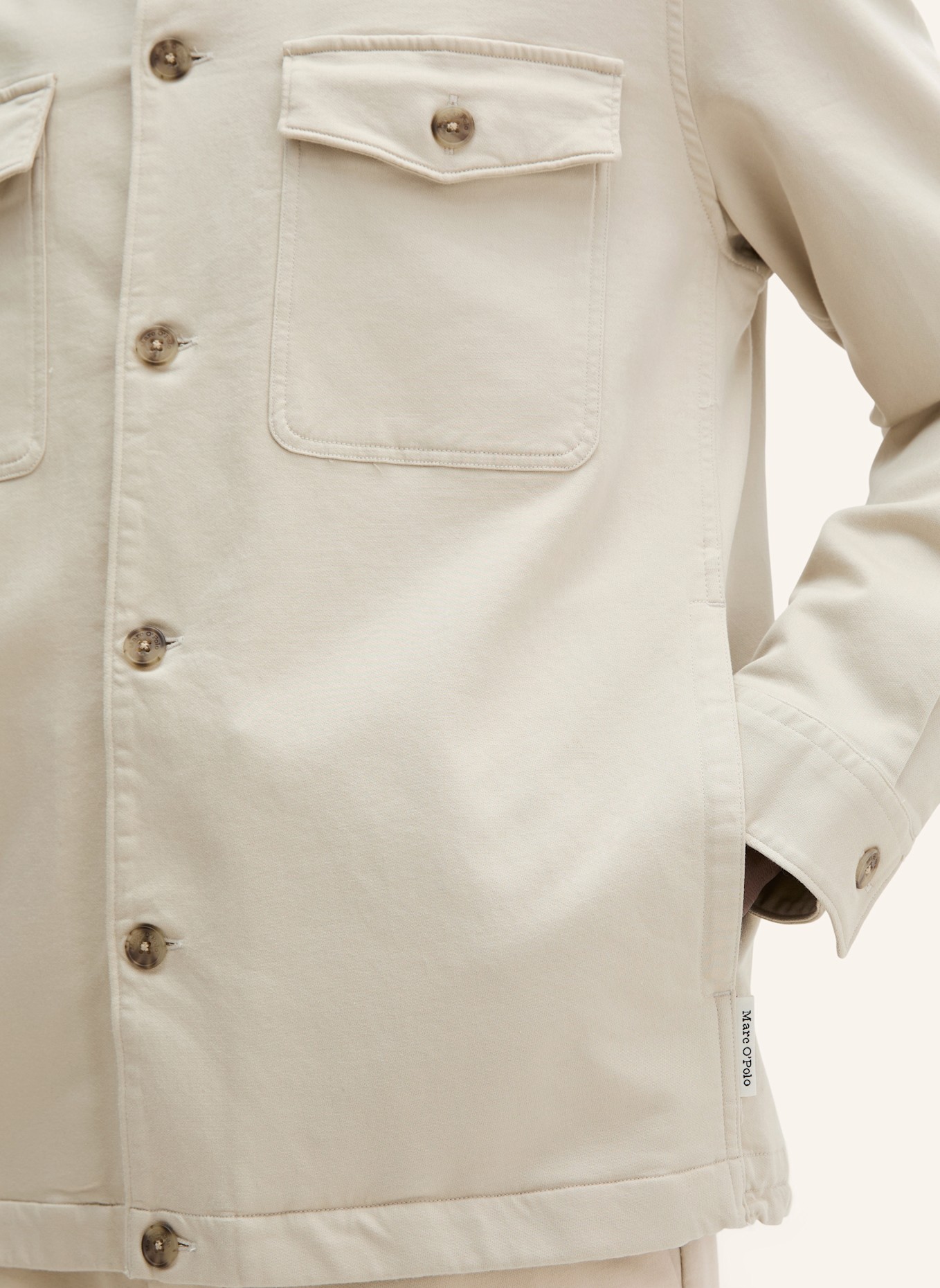 Marc O'Polo Overshirt: BEIGE