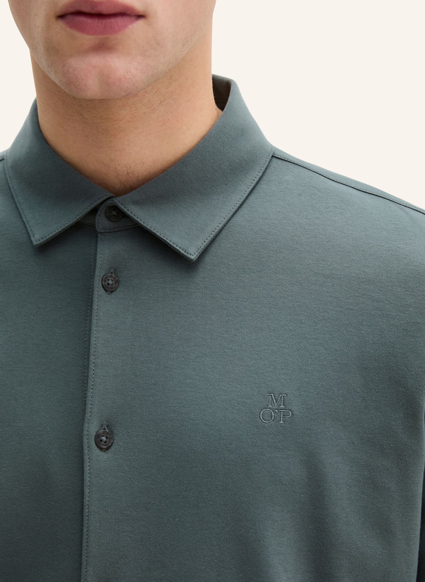 Marc O'Polo Jerseyhemd: DUNKELGRAU