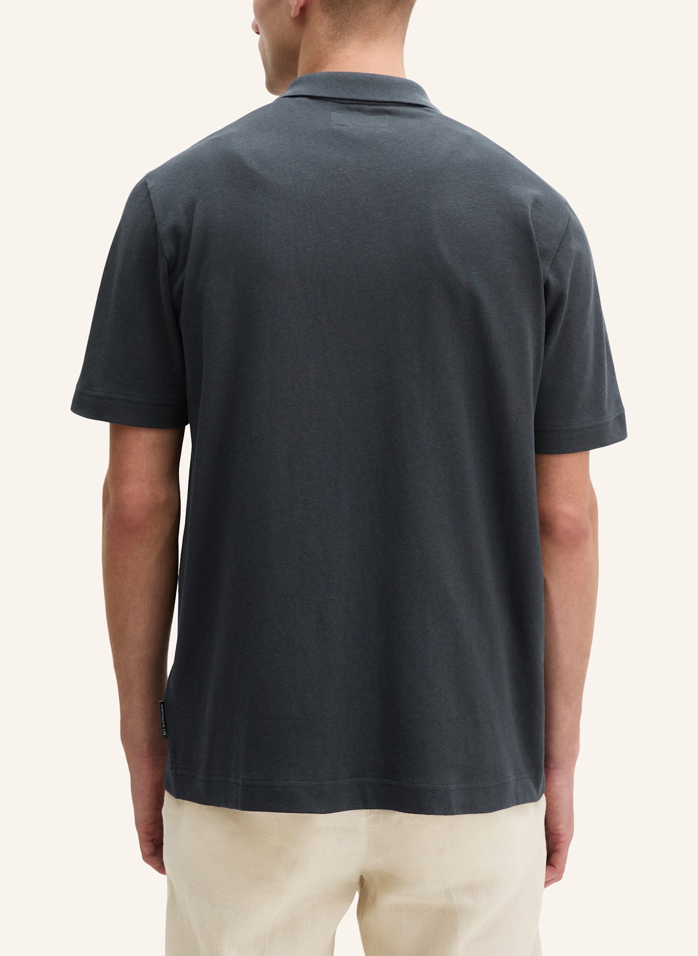 Marc O'Polo Kurzarm-Jerseyshirt: DUNKELBLAU