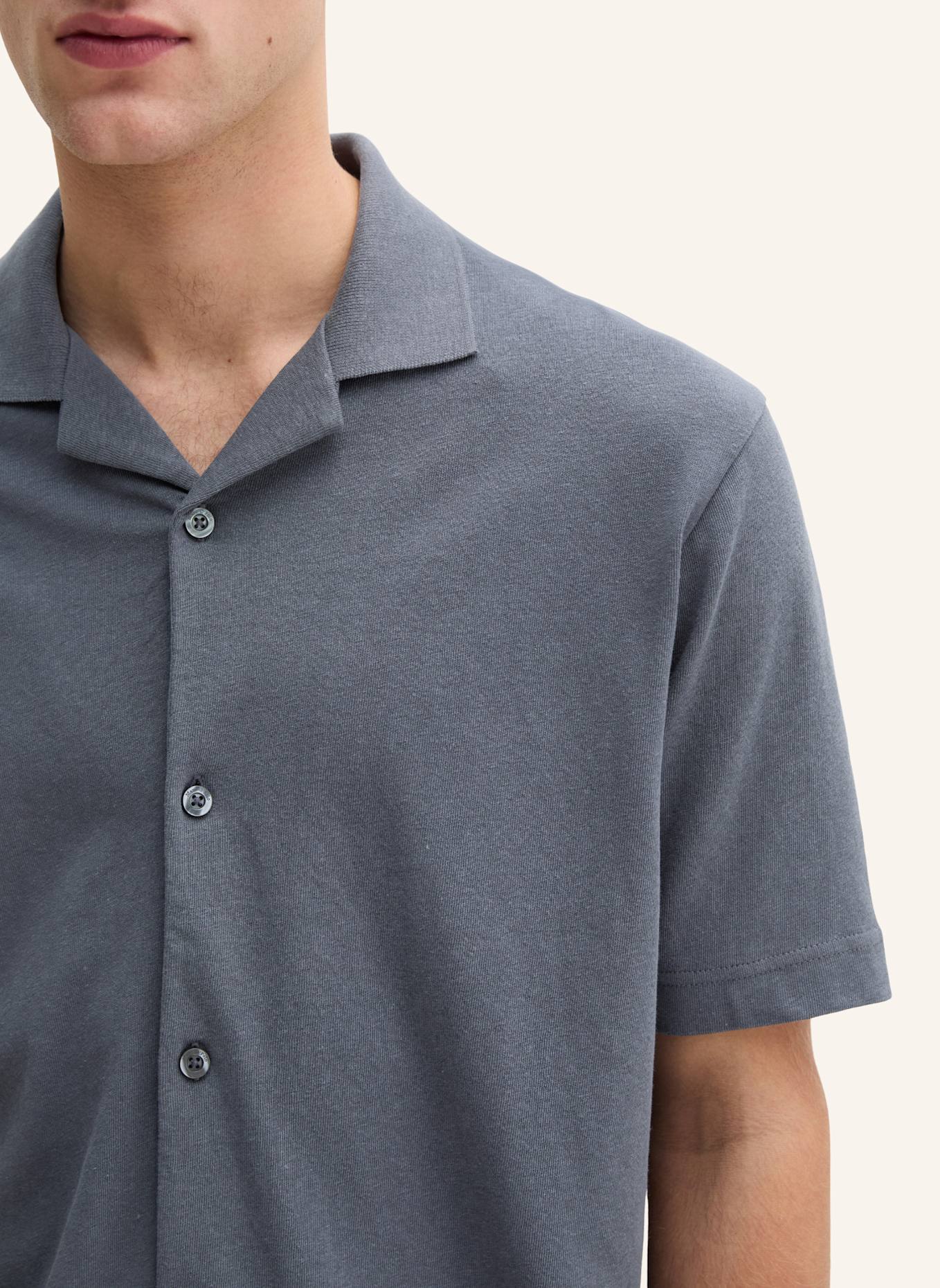 Marc O'Polo Kurzarm-Jerseyshirt: DUNKELGRAU