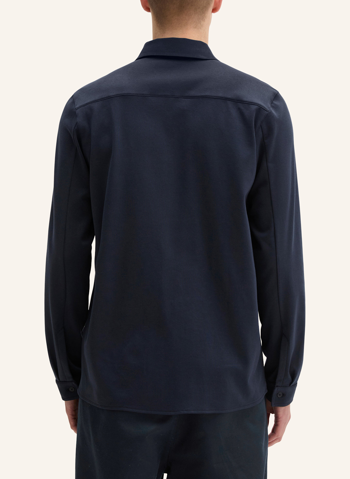 Marc O'Polo Jerseyhemd: DUNKELBLAU