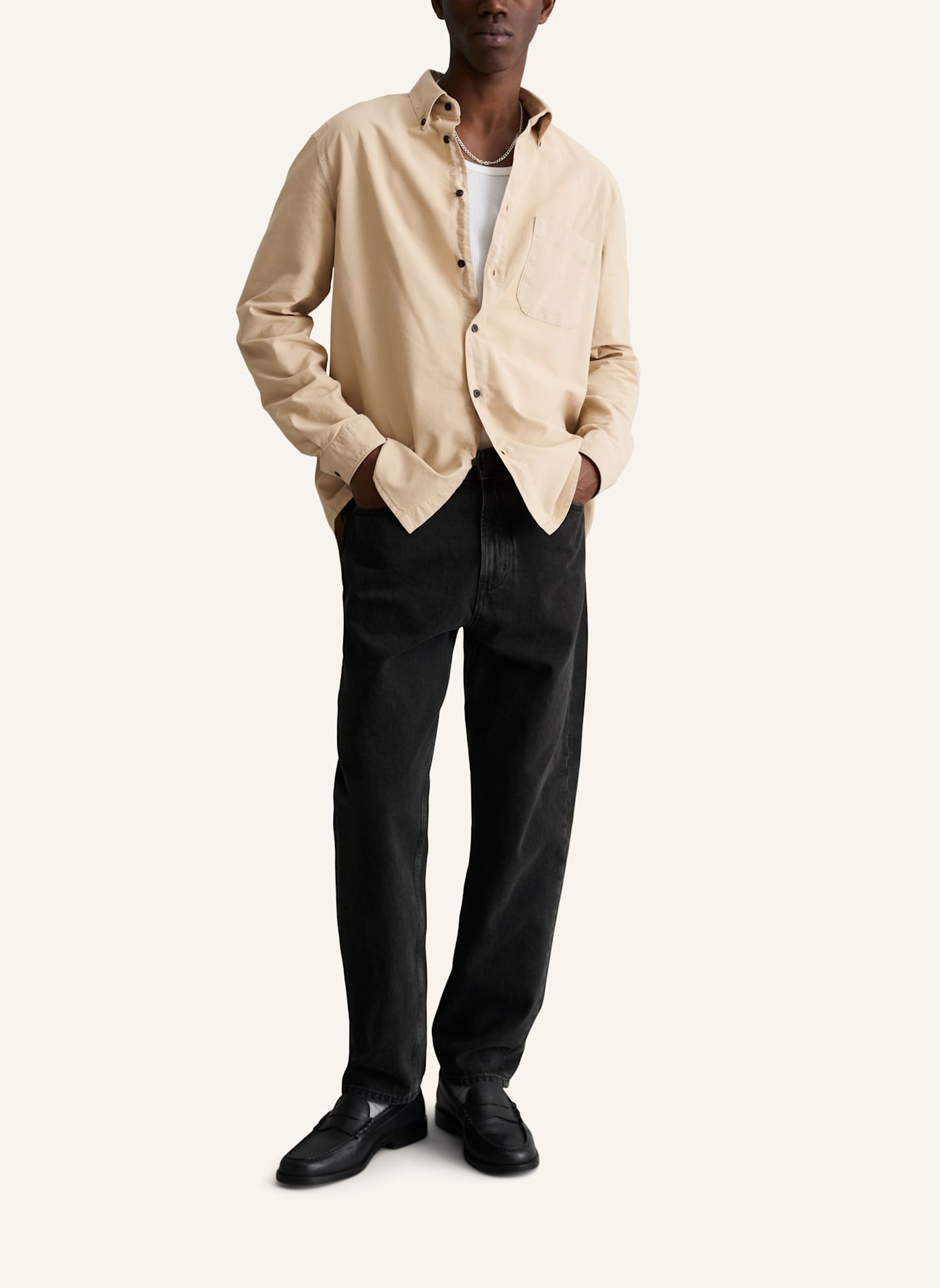 Marc O'Polo DENIM Hemd: BEIGE