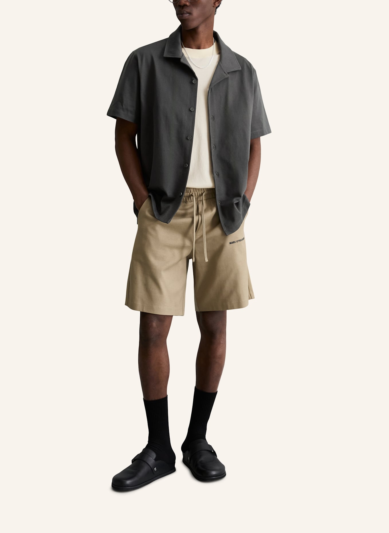 Marc O'Polo DENIM Jerseyshorts: BRAUN
