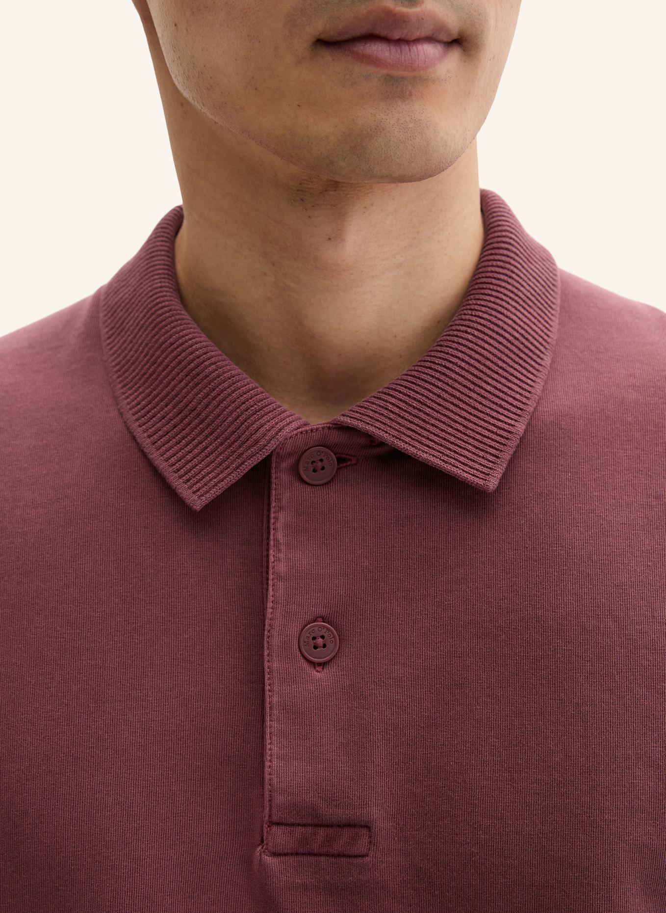 Marc O'Polo Poloshirt: DUNKELROT