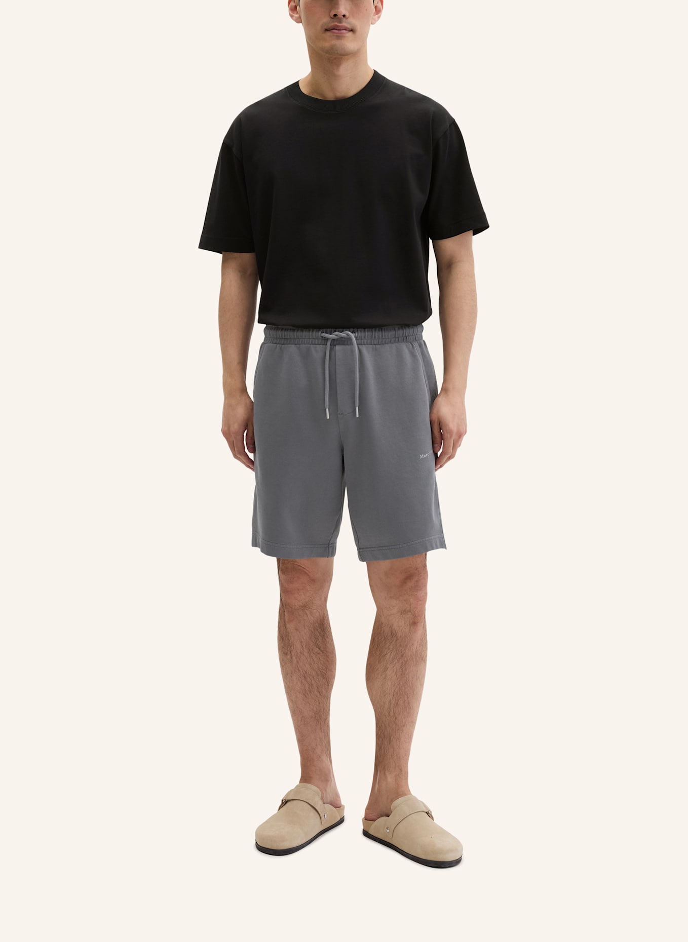 Marc O'Polo Shorts: DUNKELGRAU