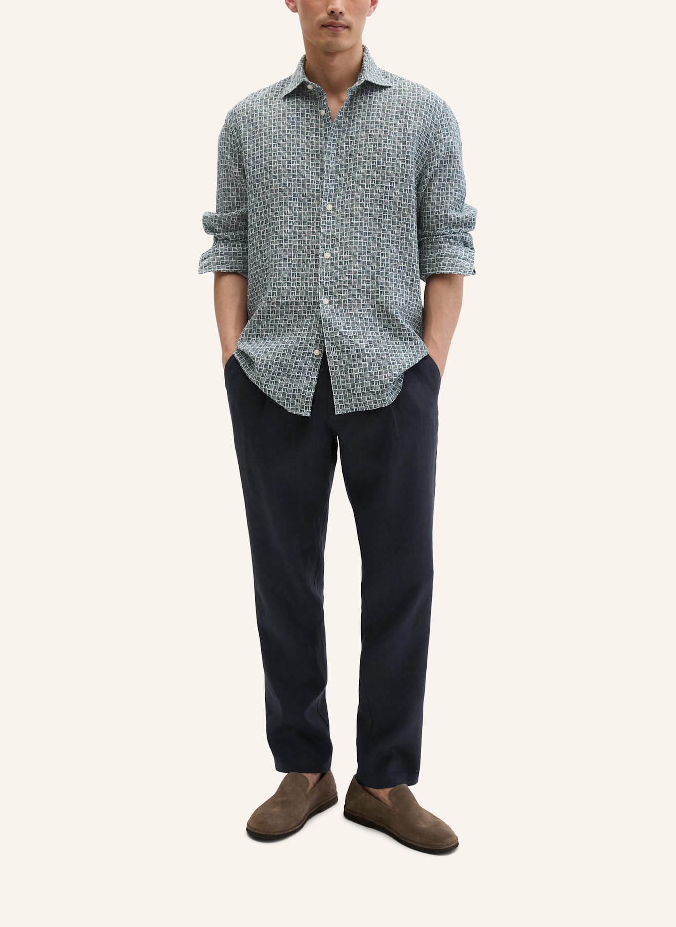 Marc O'Polo Hemd: DUNKELBLAU