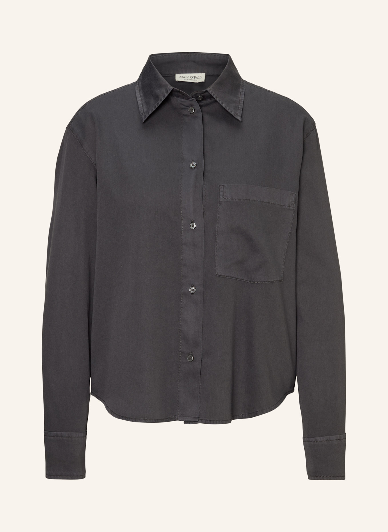 Marc O'Polo Bluse: DUNKELGRAU