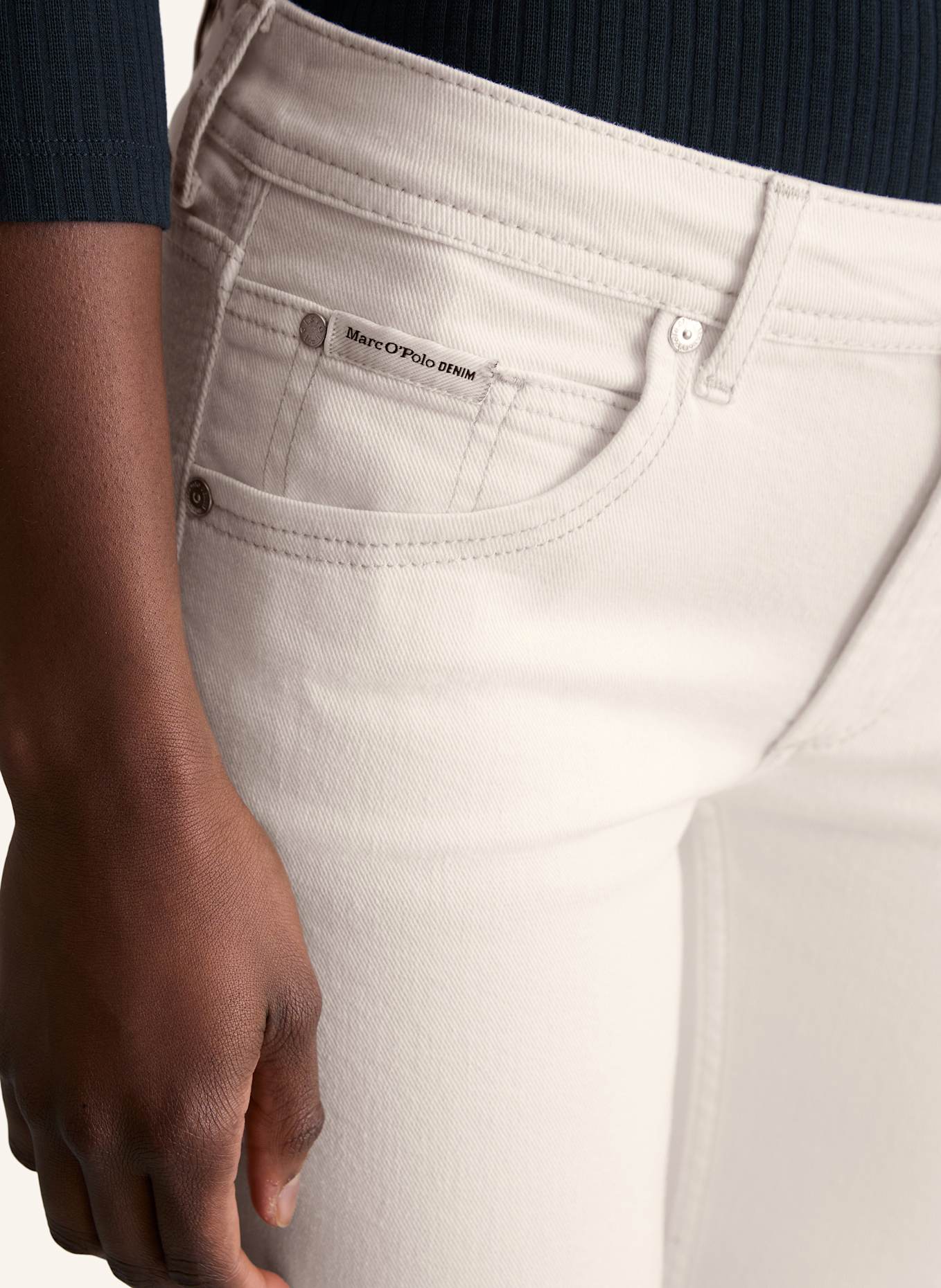 Marc O'Polo DENIM Jeans Model Alva: WEISS