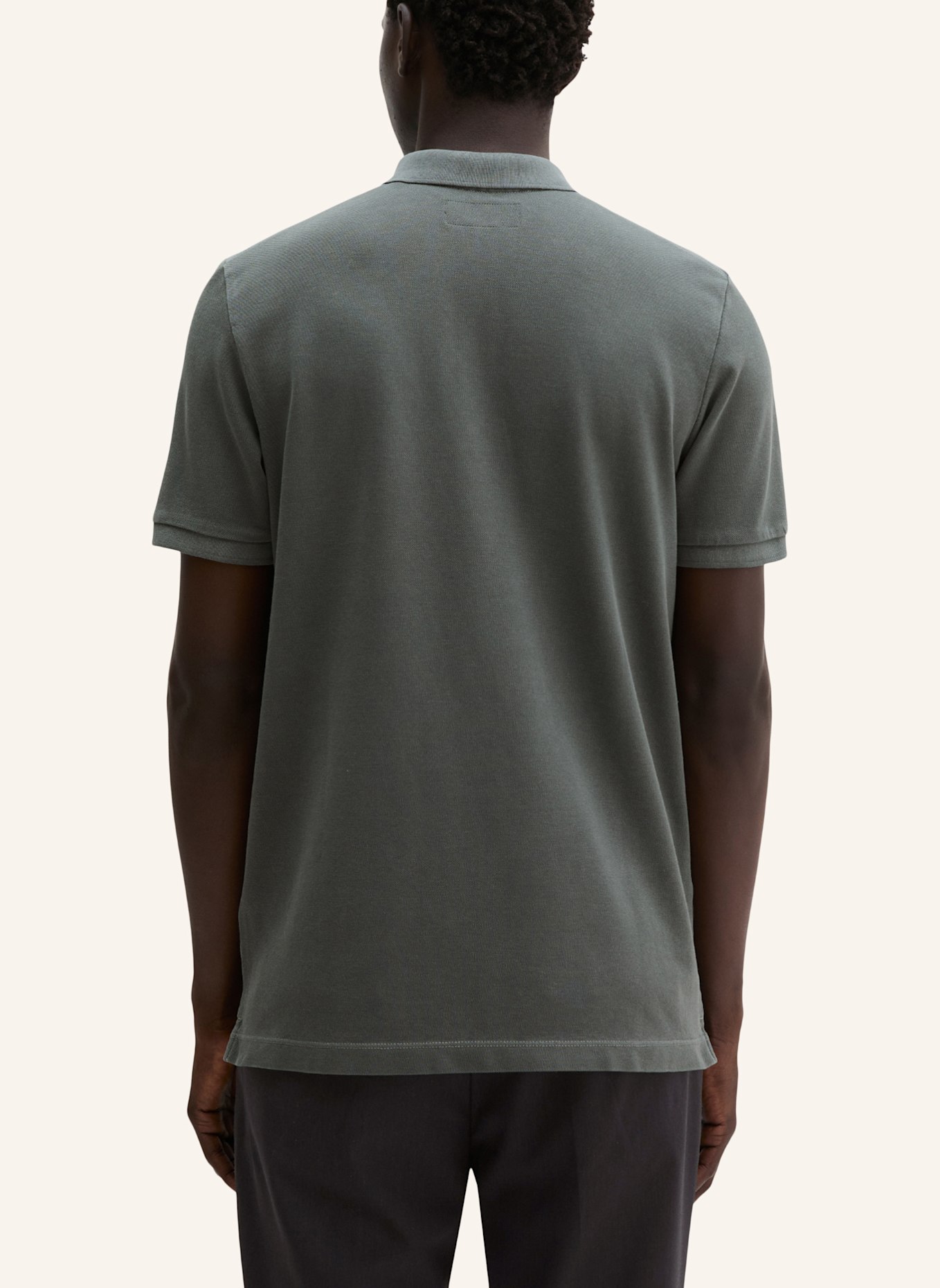 Marc O'Polo Piqué-Poloshirt Shaped Fit: GRAU