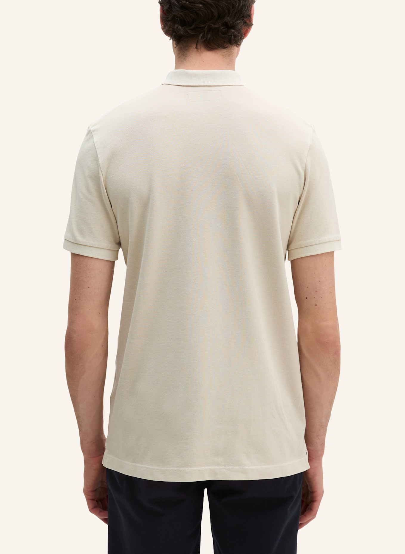 Marc O'Polo Piqué-Poloshirt Shaped Fit: BEIGE