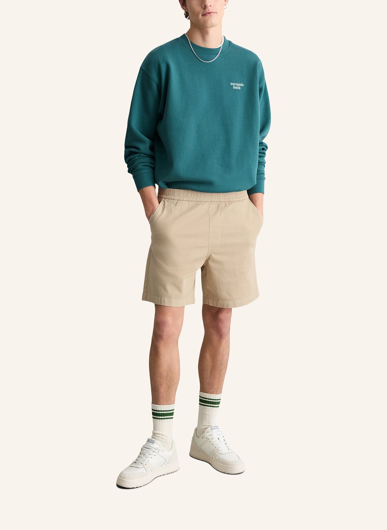 Marc O'Polo DENIM Shorts: BEIGE