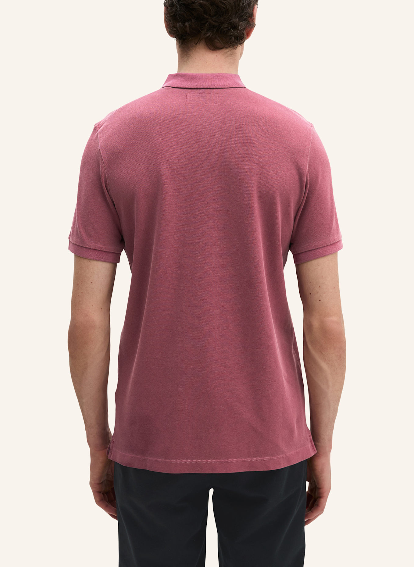 Marc O'Polo Piqué-Poloshirt Shaped Fit: ROT