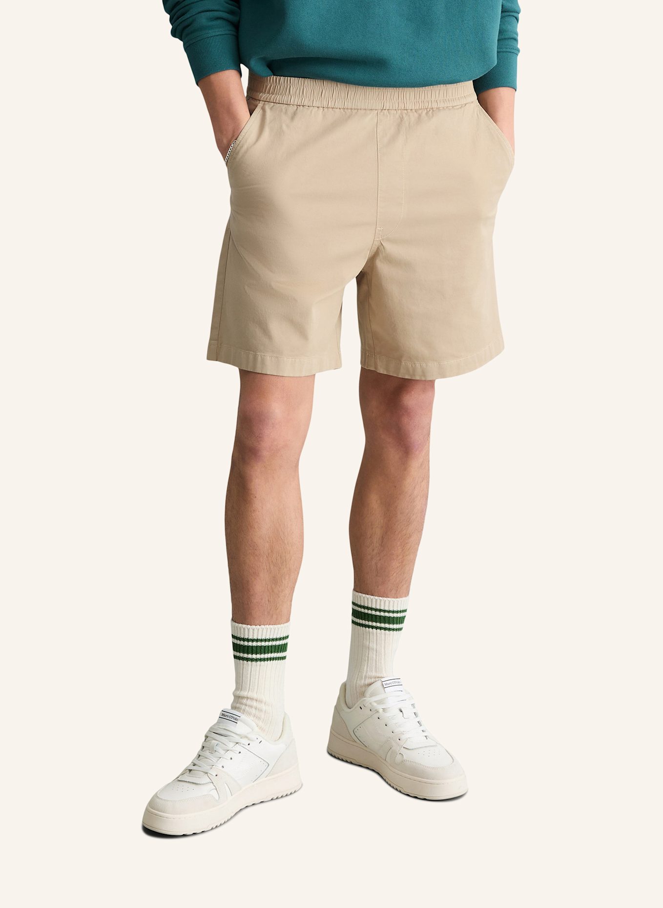 Marc O'Polo DENIM Shorts: BEIGE