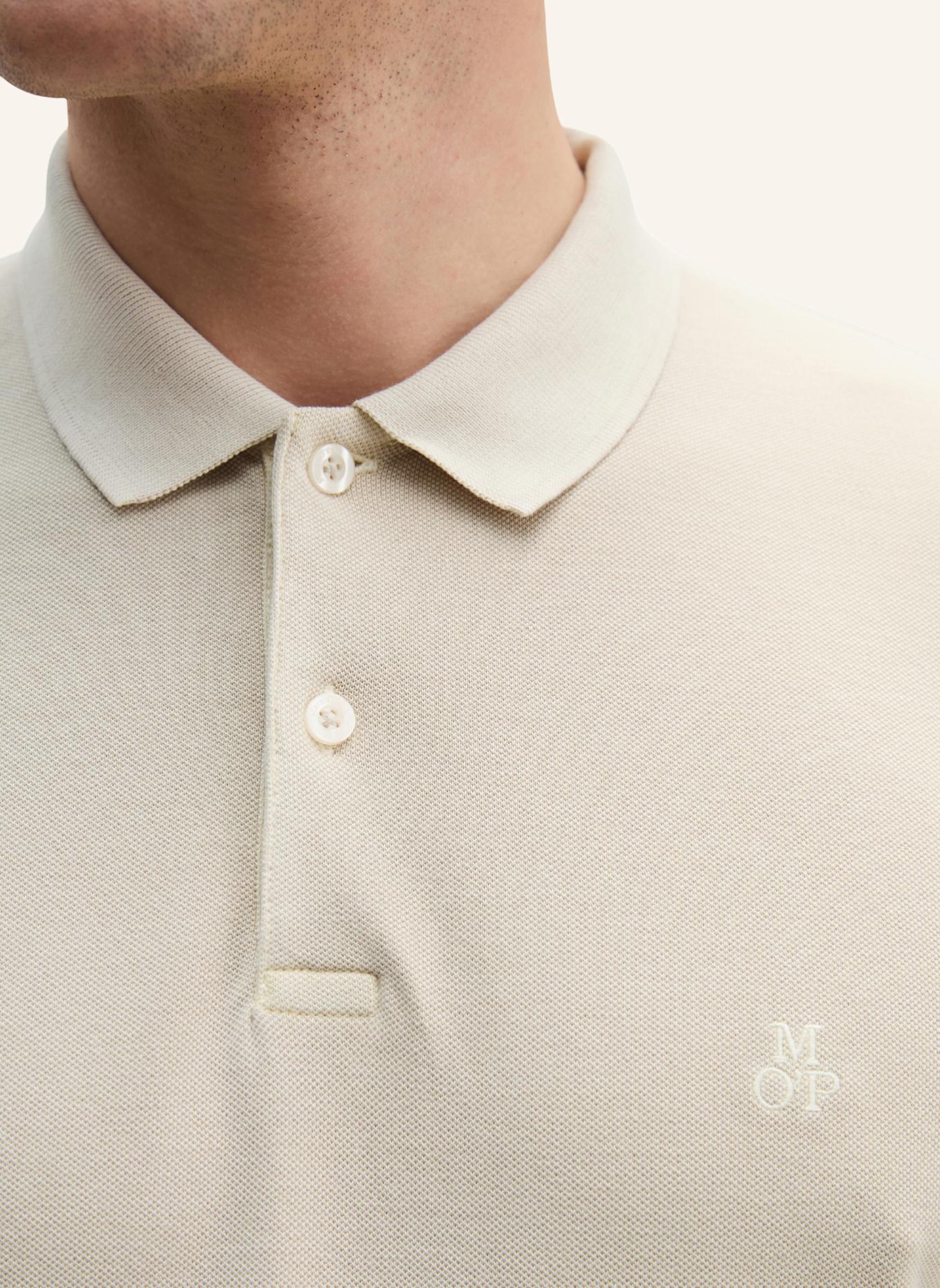 Marc O'Polo Piqué-Poloshirt Shaped Fit: BEIGE
