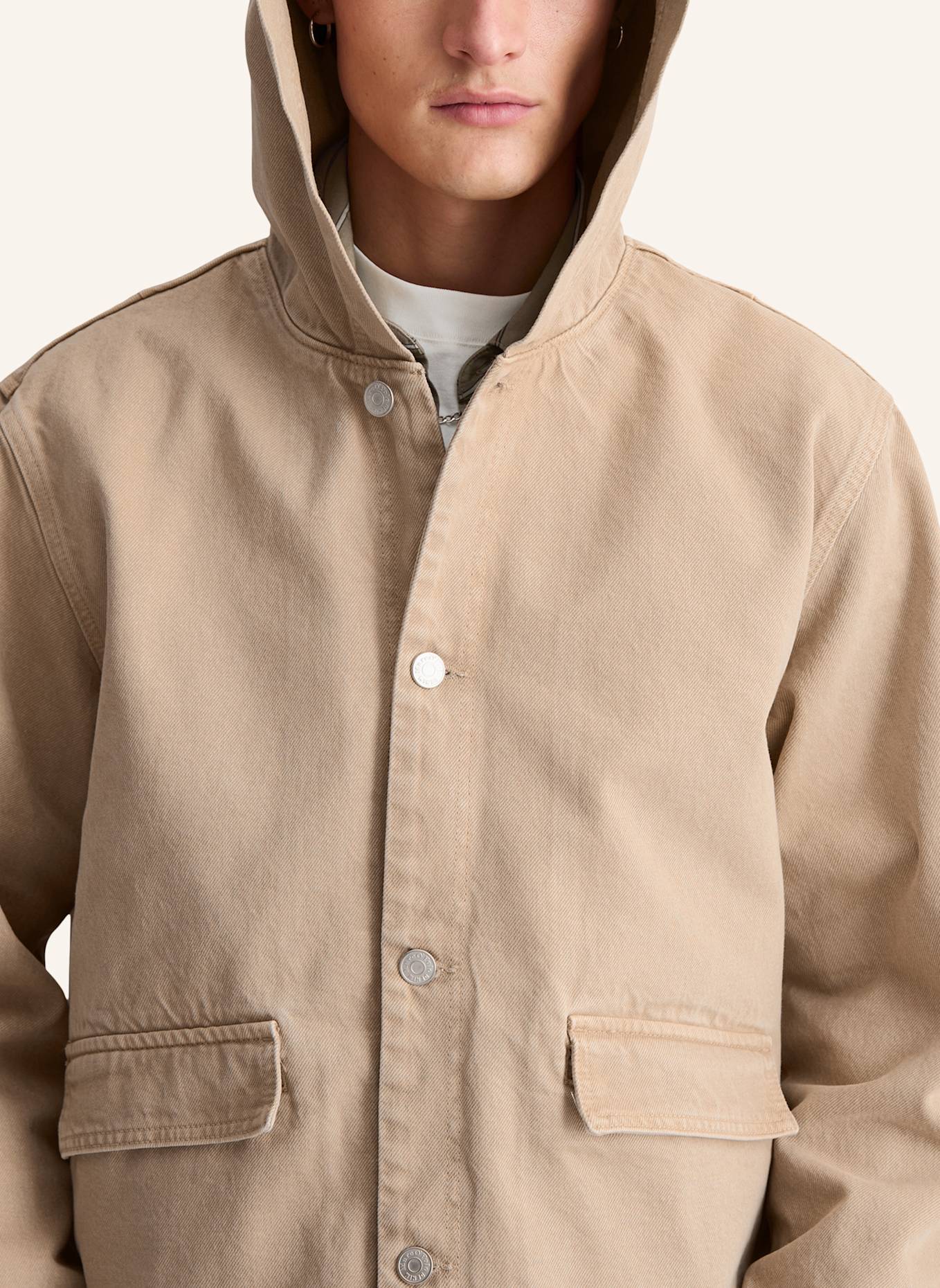 Marc O'Polo DENIM Jeansblouson: BEIGE