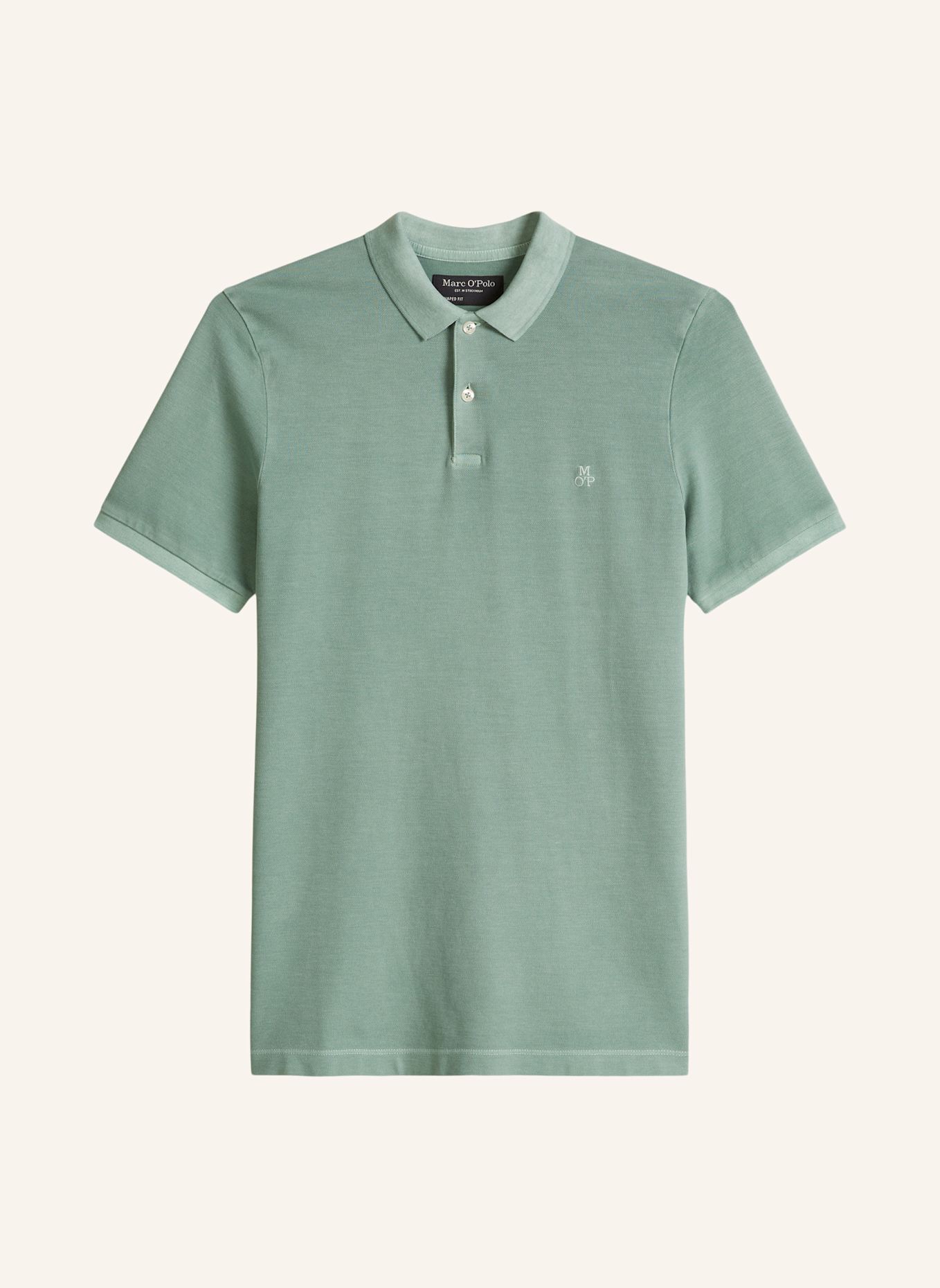 Marc O'Polo Piqué-Poloshirt Shaped Fit: GRÜN