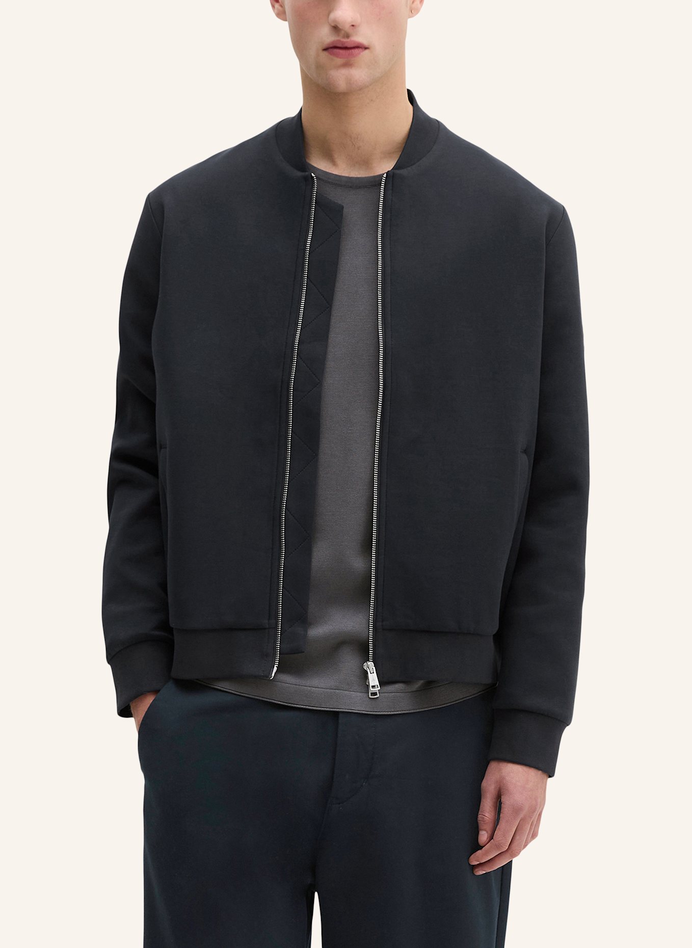 Marc O'Polo Sweatjacke: DUNKELBLAU